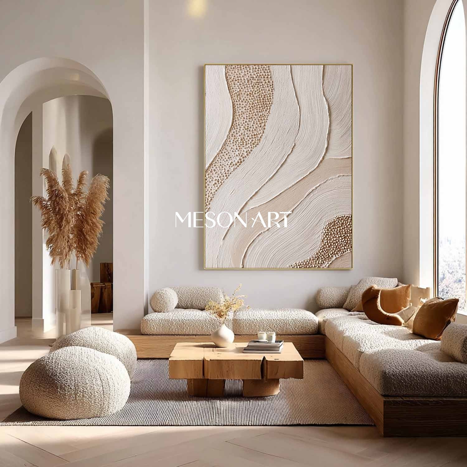 Bohemian Art for Sale – Abstract Canvas with Rich Texture and Color