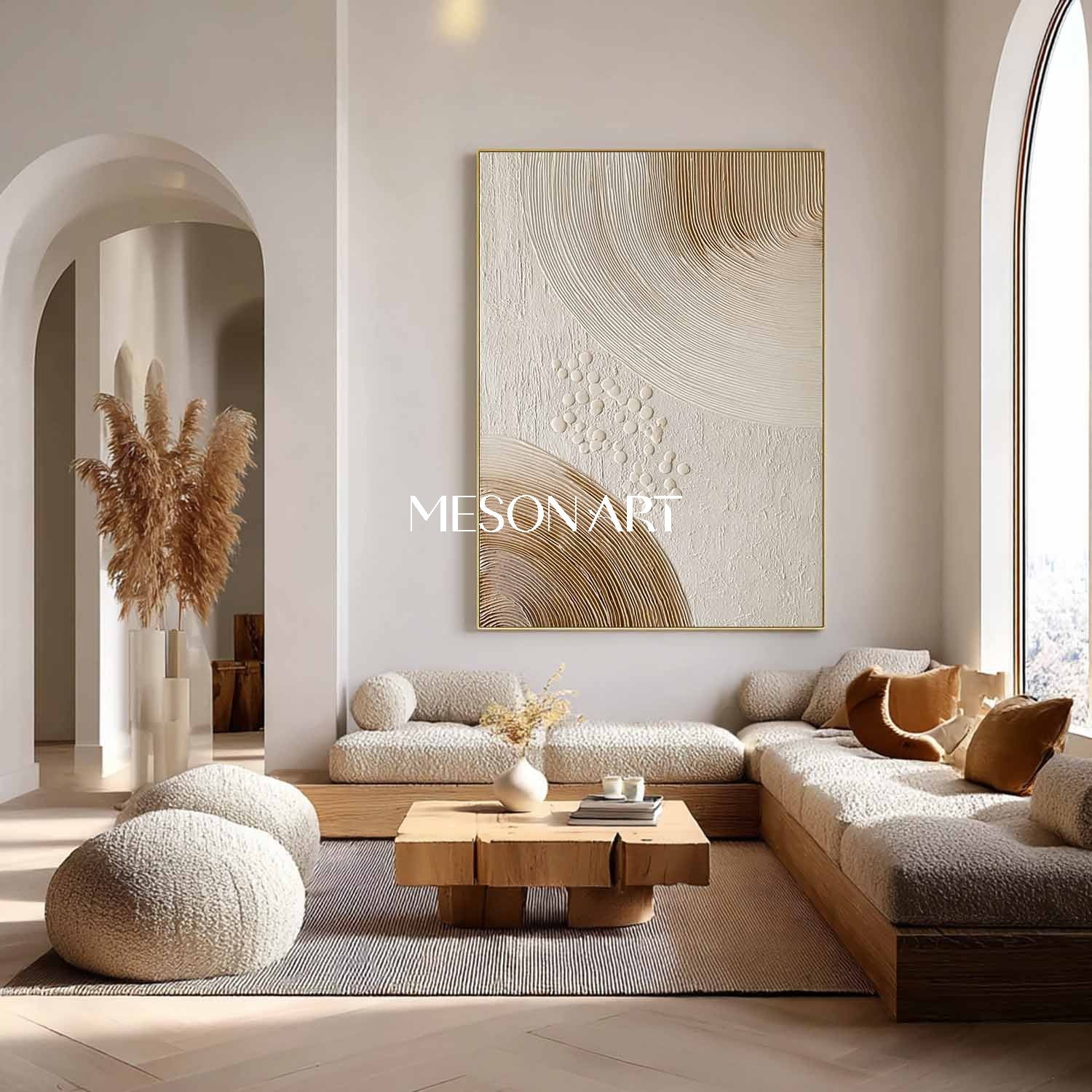 Buy Textured Boho Art – Vibrant Canvas Wall Art for Your Living Space