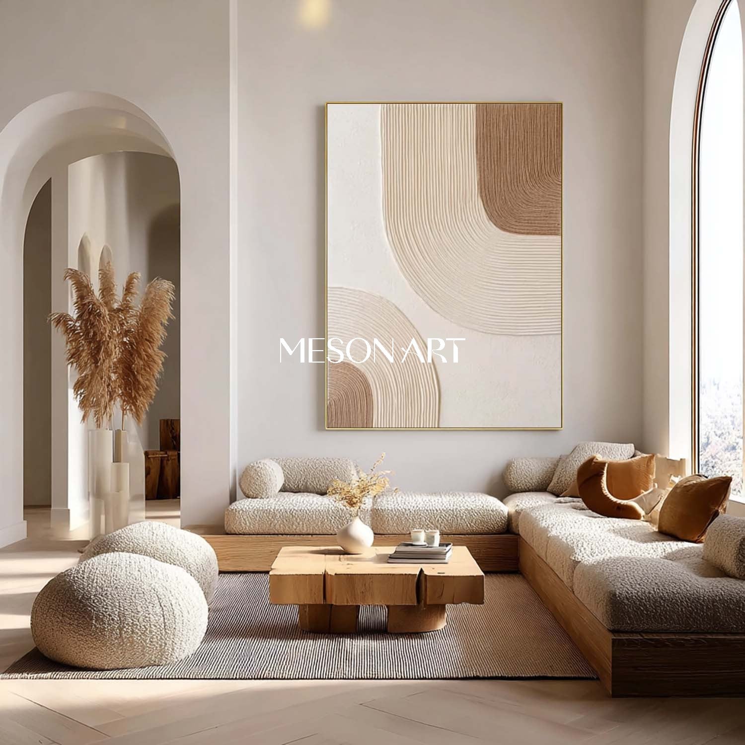 Modern Bohemian Art – Stunning Canvas for Contemporary Living Rooms