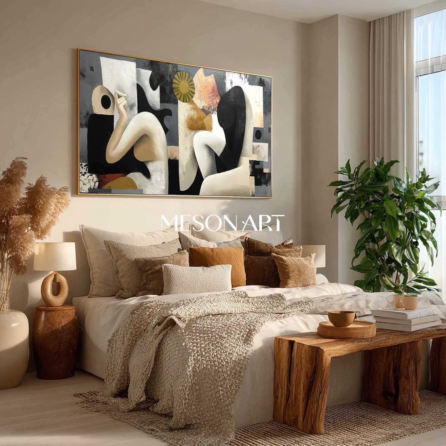 Buy Minimalist Abstract Art Geometric Shapes for Elegant Living Spaces