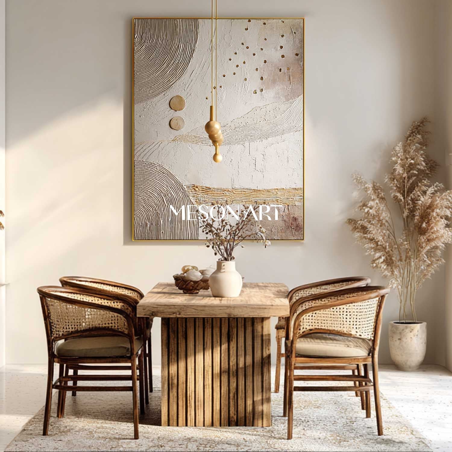 Bohemian Canvas Art – Vibrant and Textured Abstract Wall Art for Modern Spaces