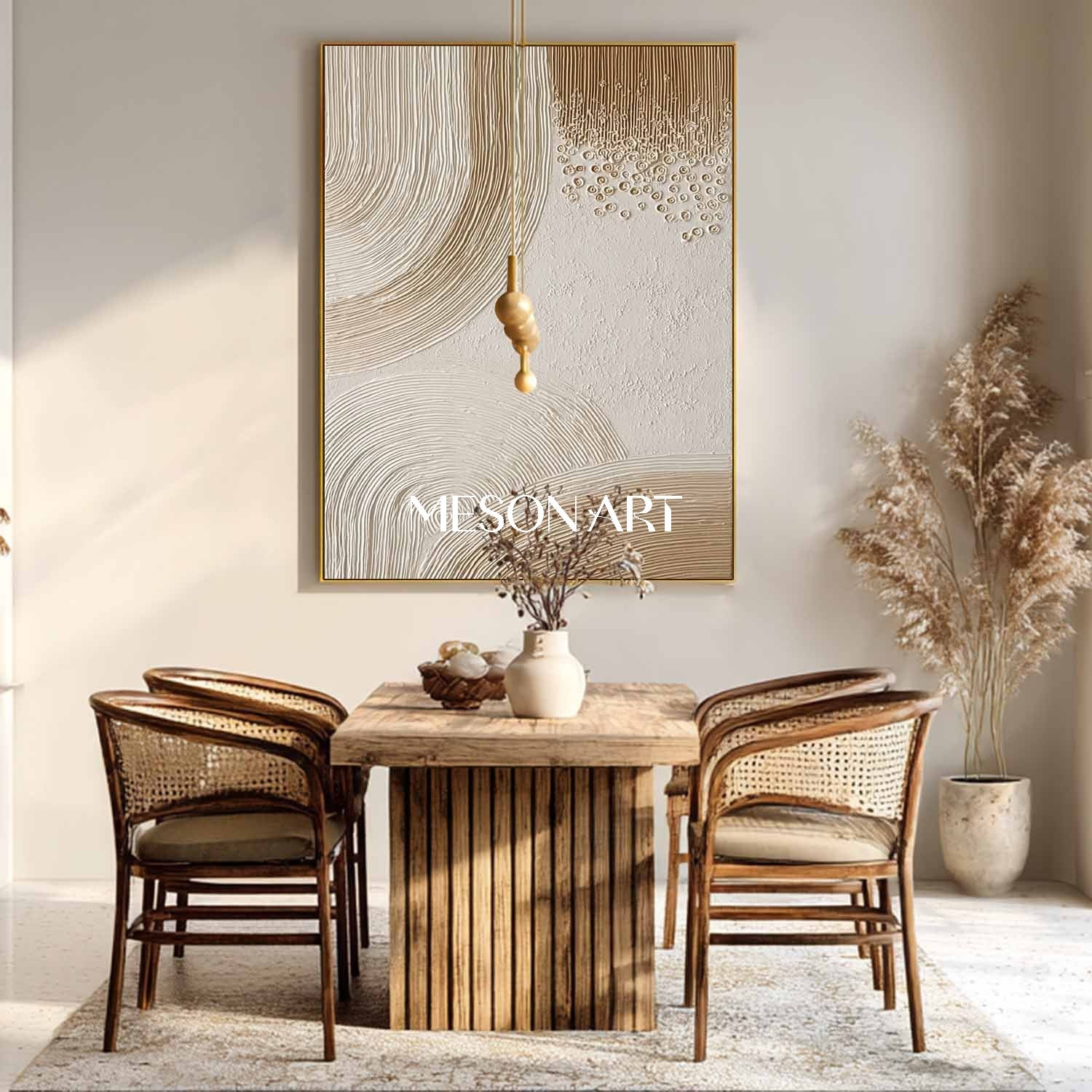 Bohemian Art for Home Decor Boho Art with Rich Colors Large Bohemian Art Canvas