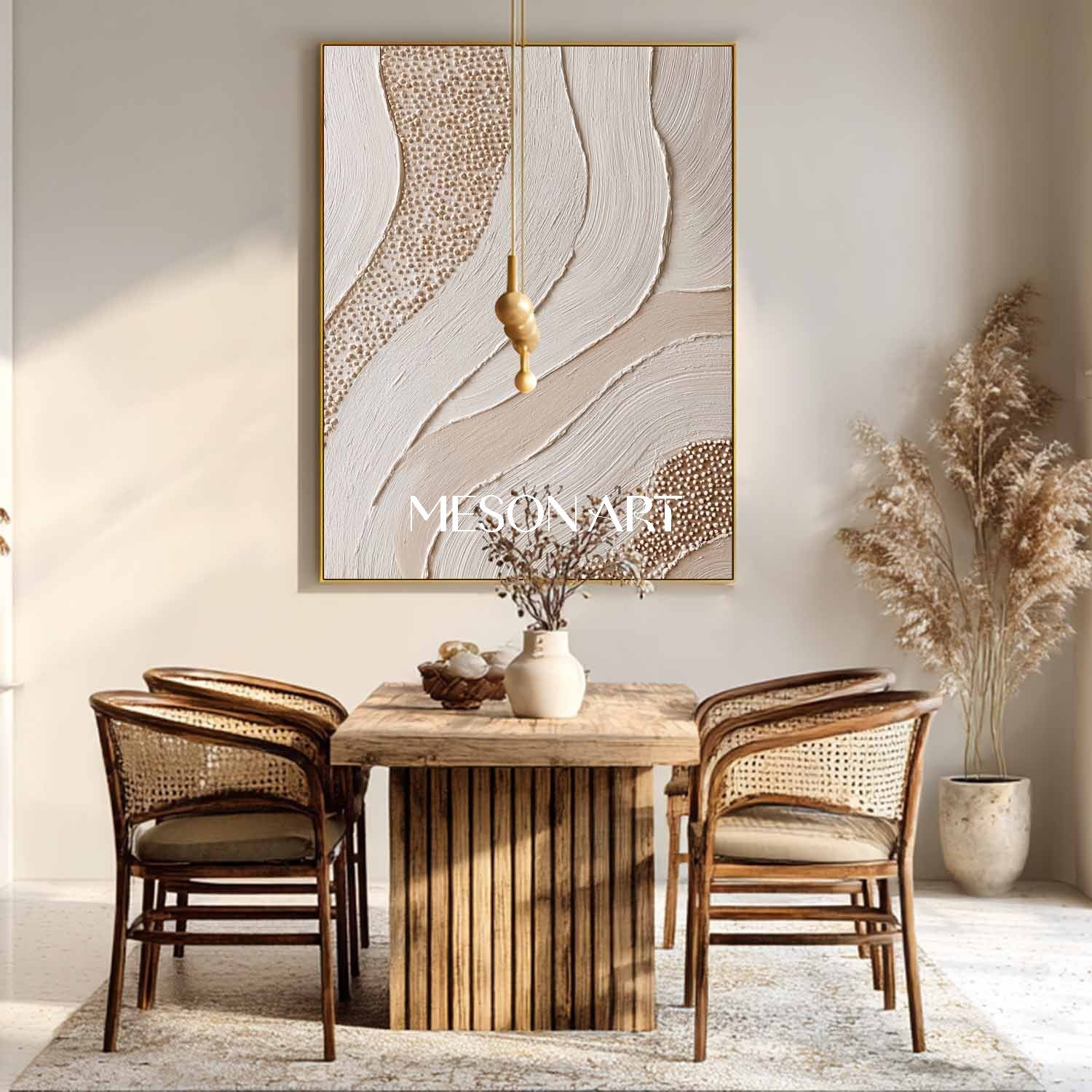 Bohemian Art for Sale – Abstract Canvas with Rich Texture and Color