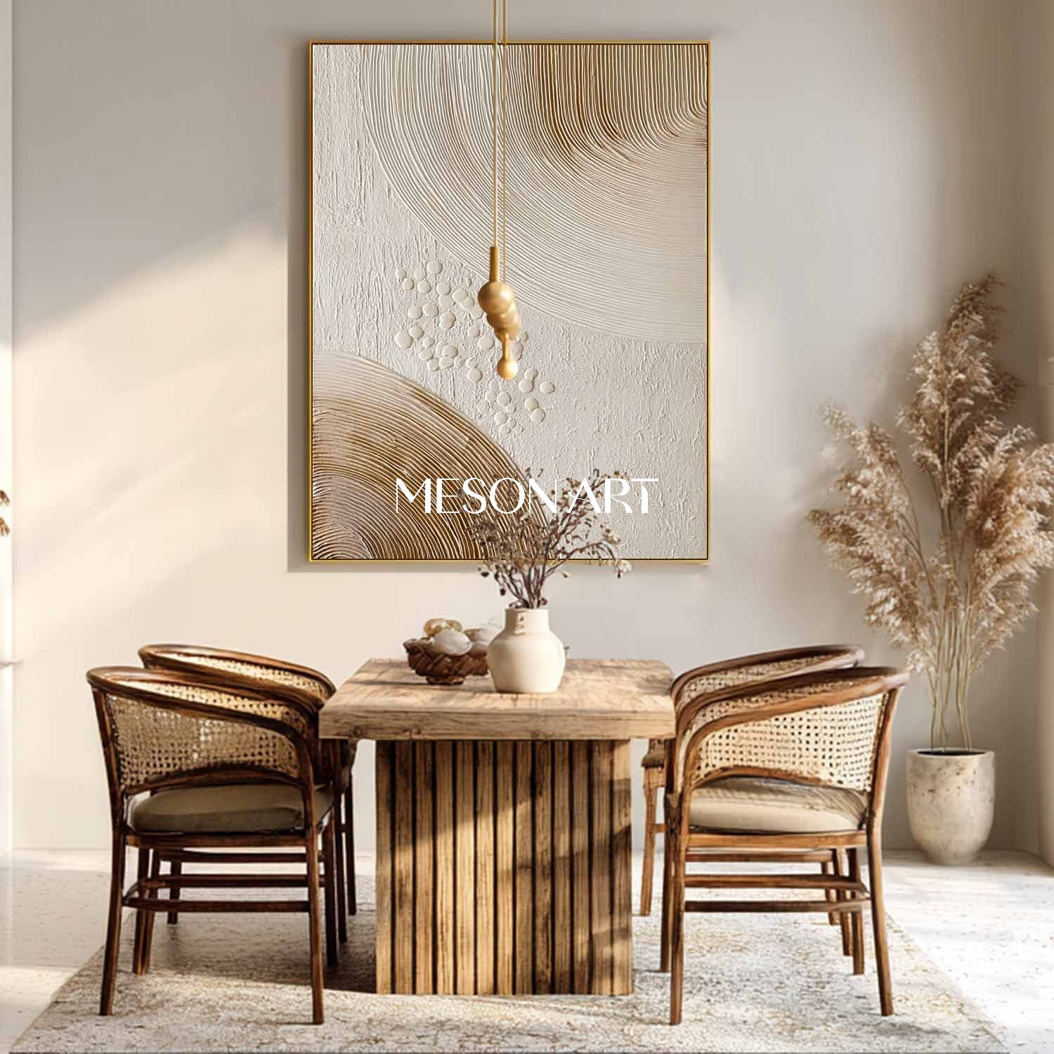 Buy Textured Boho Art – Vibrant Canvas Wall Art for Your Living Space