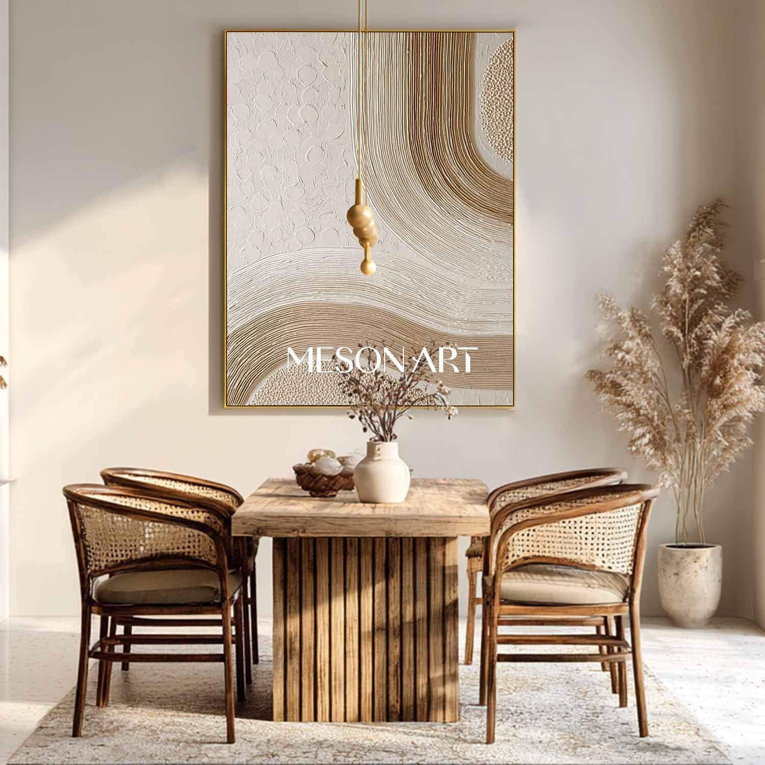 Shop Large Bohemian Abstract Art – Modern Canvas for Your Home Decor