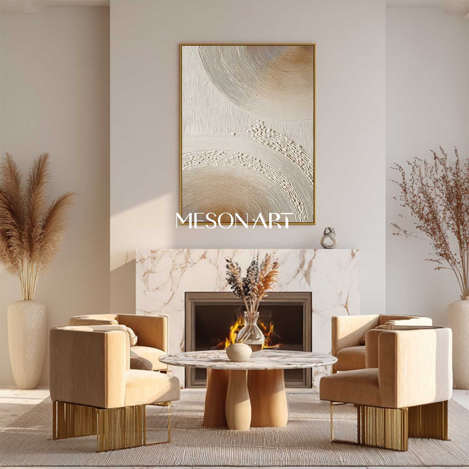 Buy Bohemian Canvas Art – Vibrant Textured Wall Art for Your Home