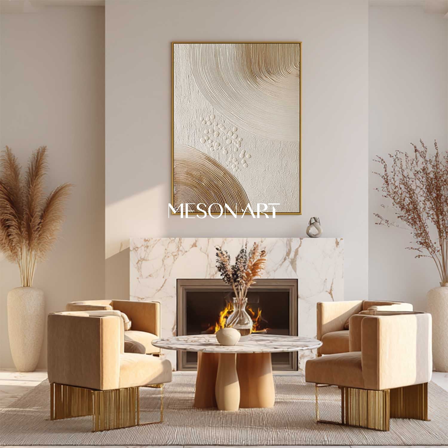 Buy Textured Boho Art – Vibrant Canvas Wall Art for Your Living Space