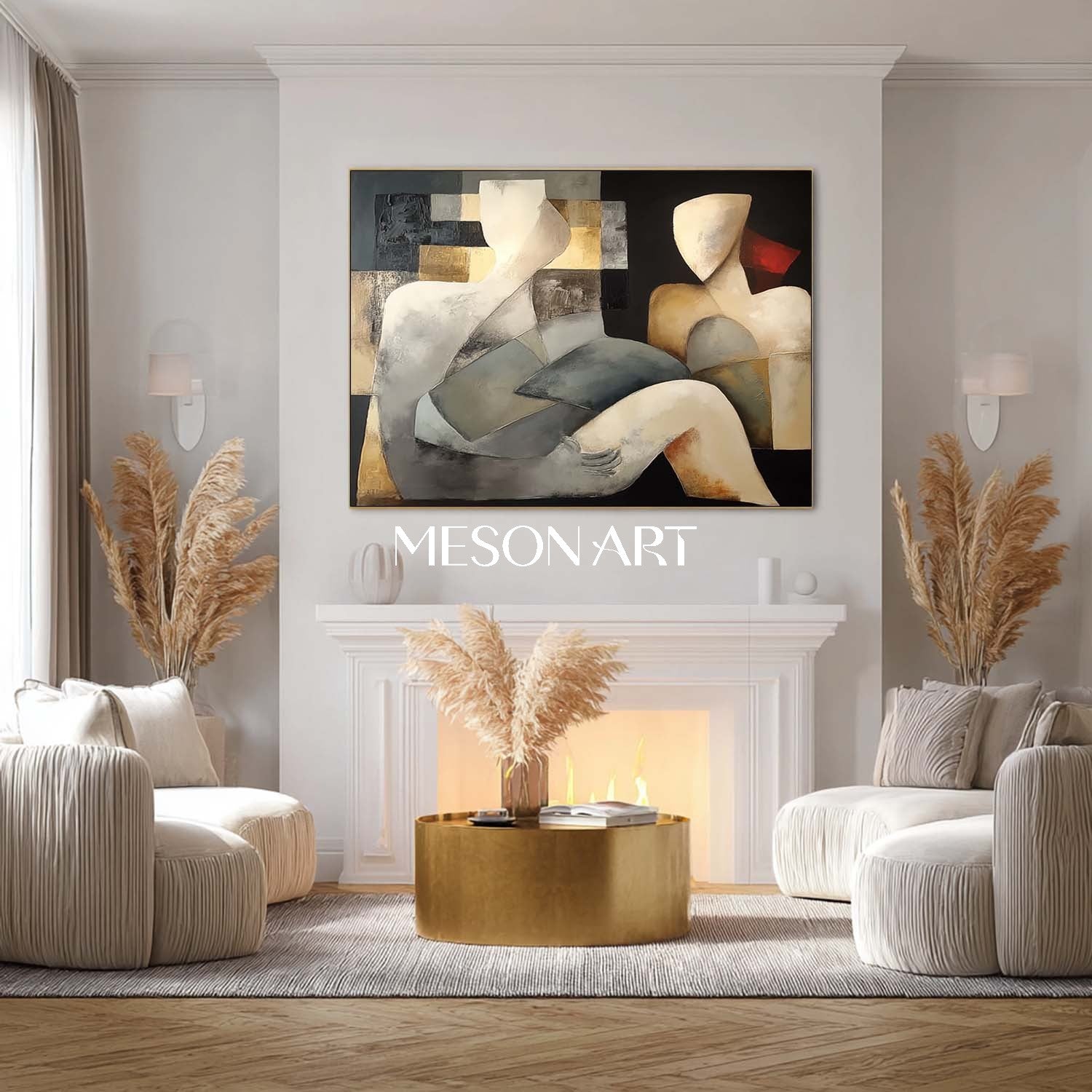 Order Big Original Abstract Art for Contemporary Living Room or Office