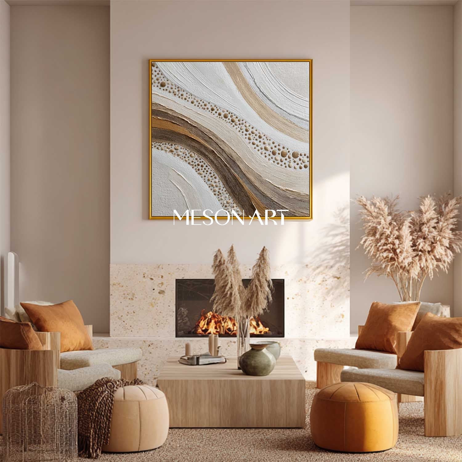 Shop Unique Boho Art – Colorful and Textured Canvas for Modern Homes