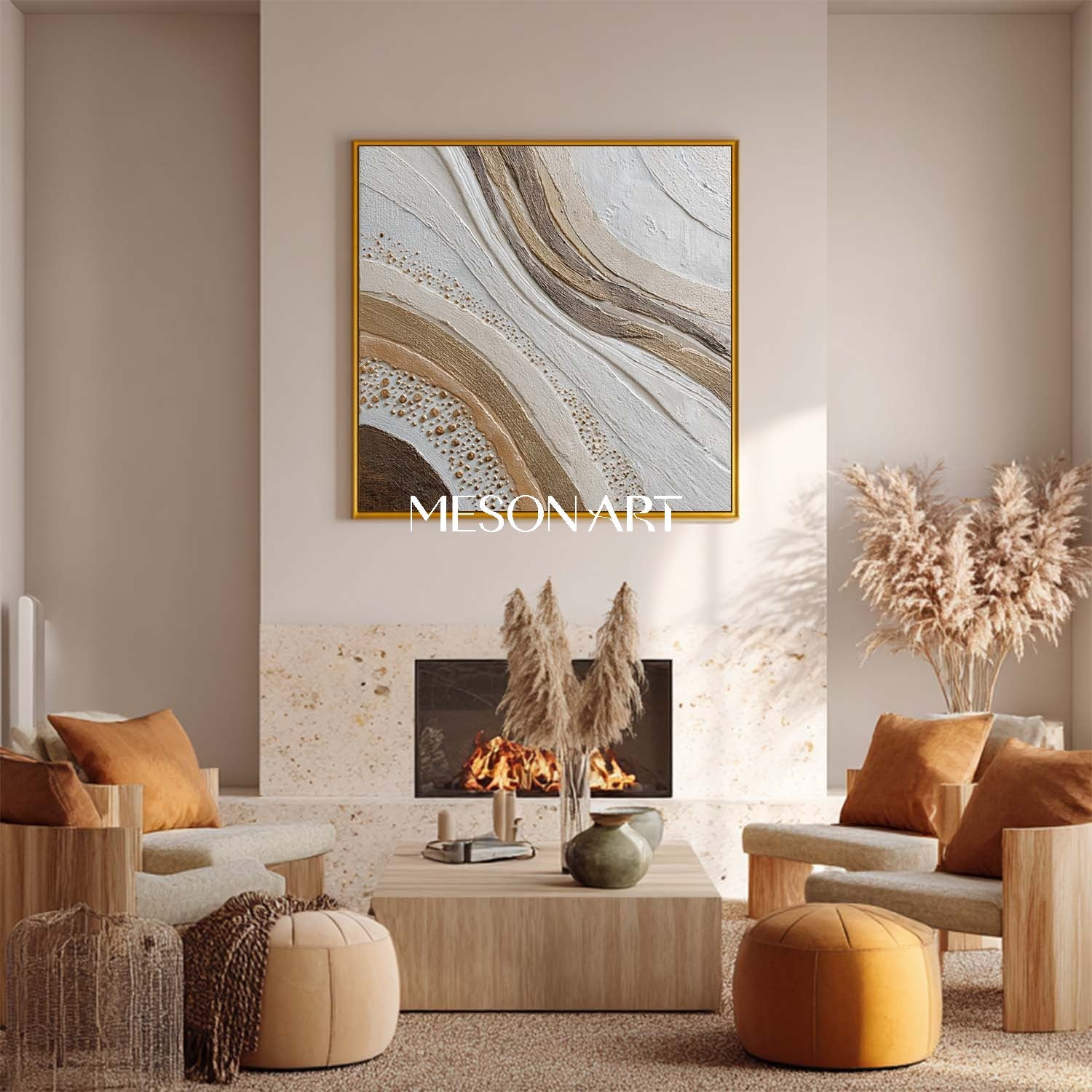 Affordable Boho Canvas Art – Buy Large Abstract Wall Art for Your Home