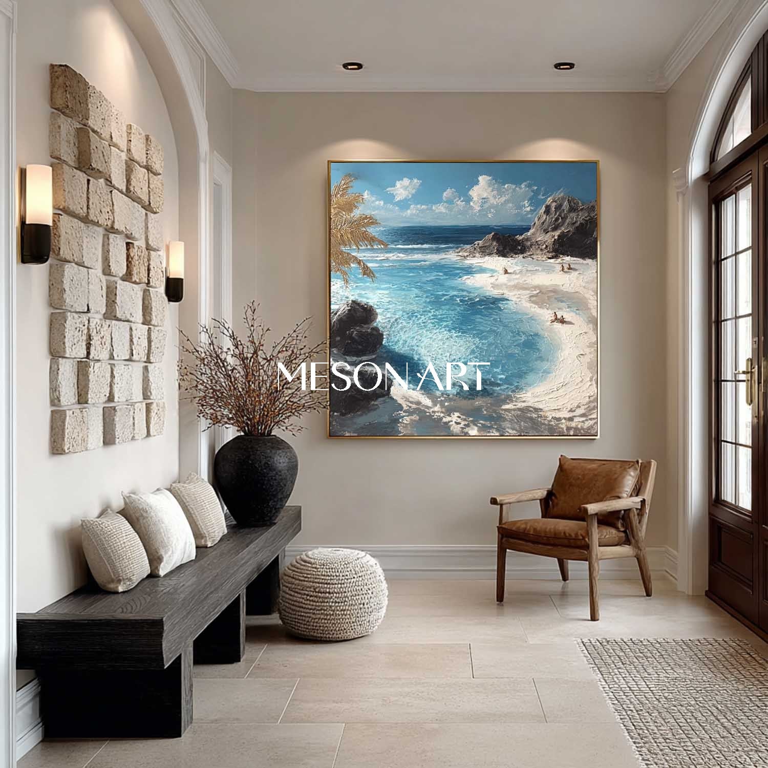 White Beach Wall Art Modern Coastal Canvas Art For Sale Beach Wall Decor For Bathroom