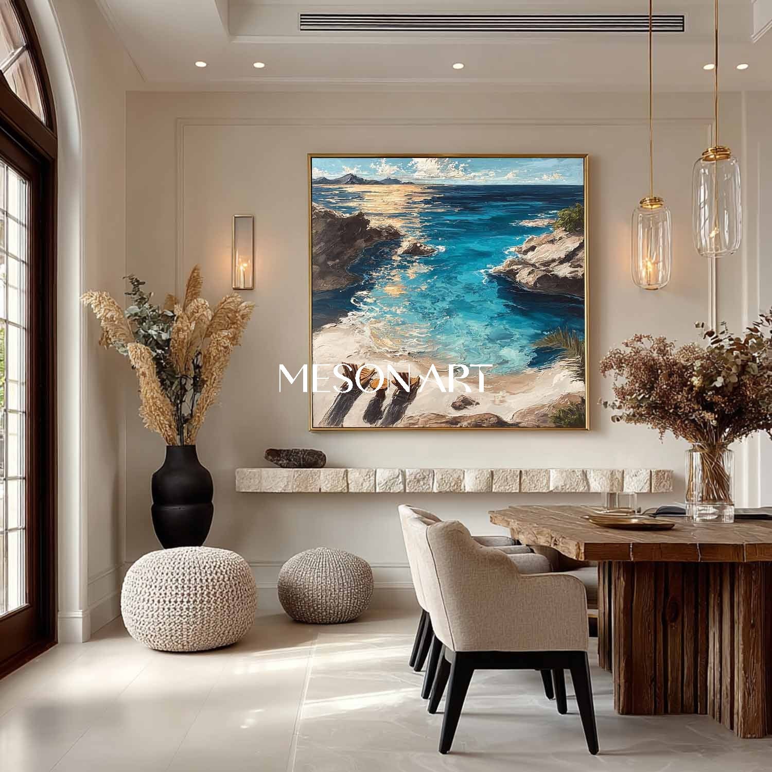 Summer Vibes Wall Printing Vacation Style Art For Hallway Coastal Canvas Art