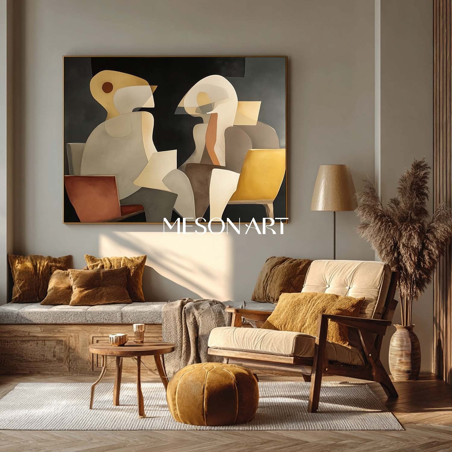 Shop Abstract Minimalist Modern Art Living Room or Bedroom Wall Decor