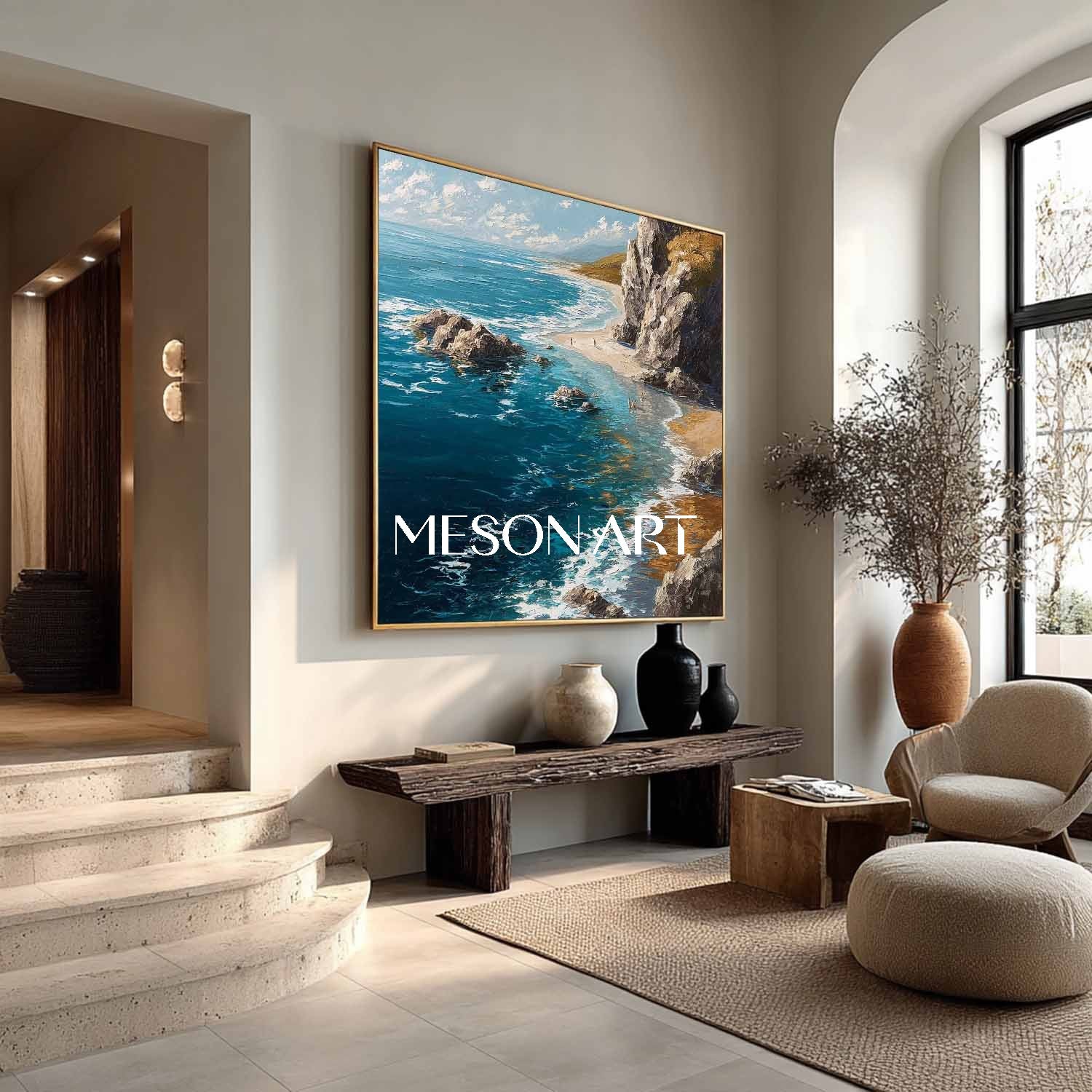 Buy Beach Wall Art Online Modern Beach Canvas Art Coastal Living Room Decor Ocean Wall Art