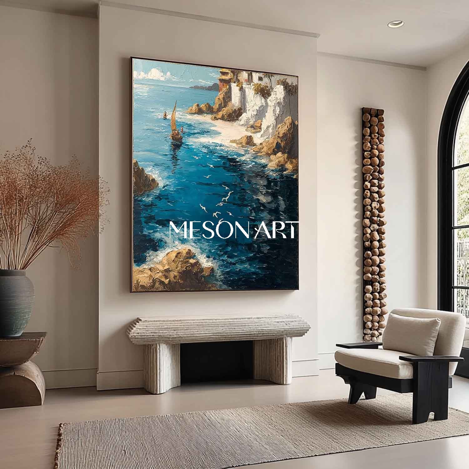 Coastal Wall Art For Living Room Premium Beach Wall Art Coastal Landscape Art Calm Sea Wall Art