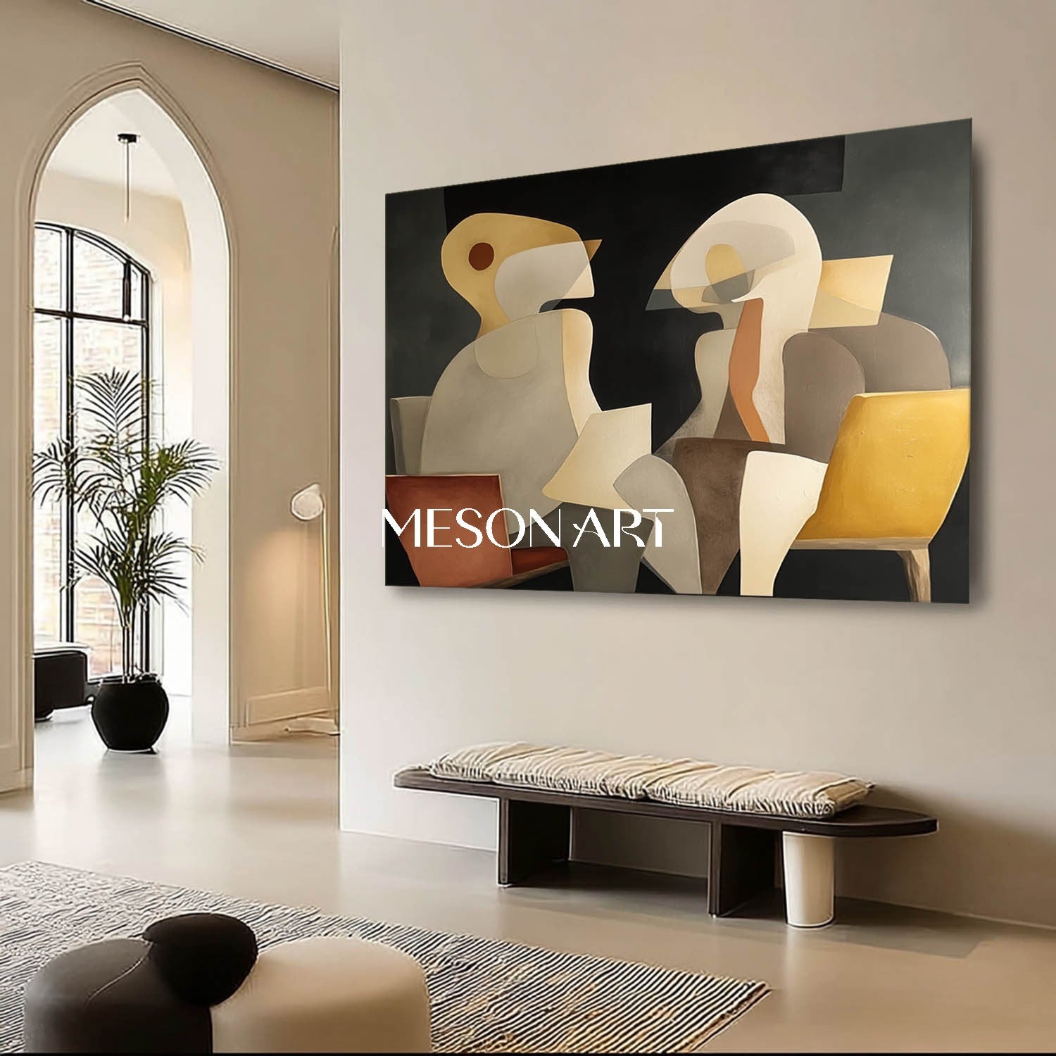 Shop Abstract Minimalist Modern Art Living Room or Bedroom Wall Decor