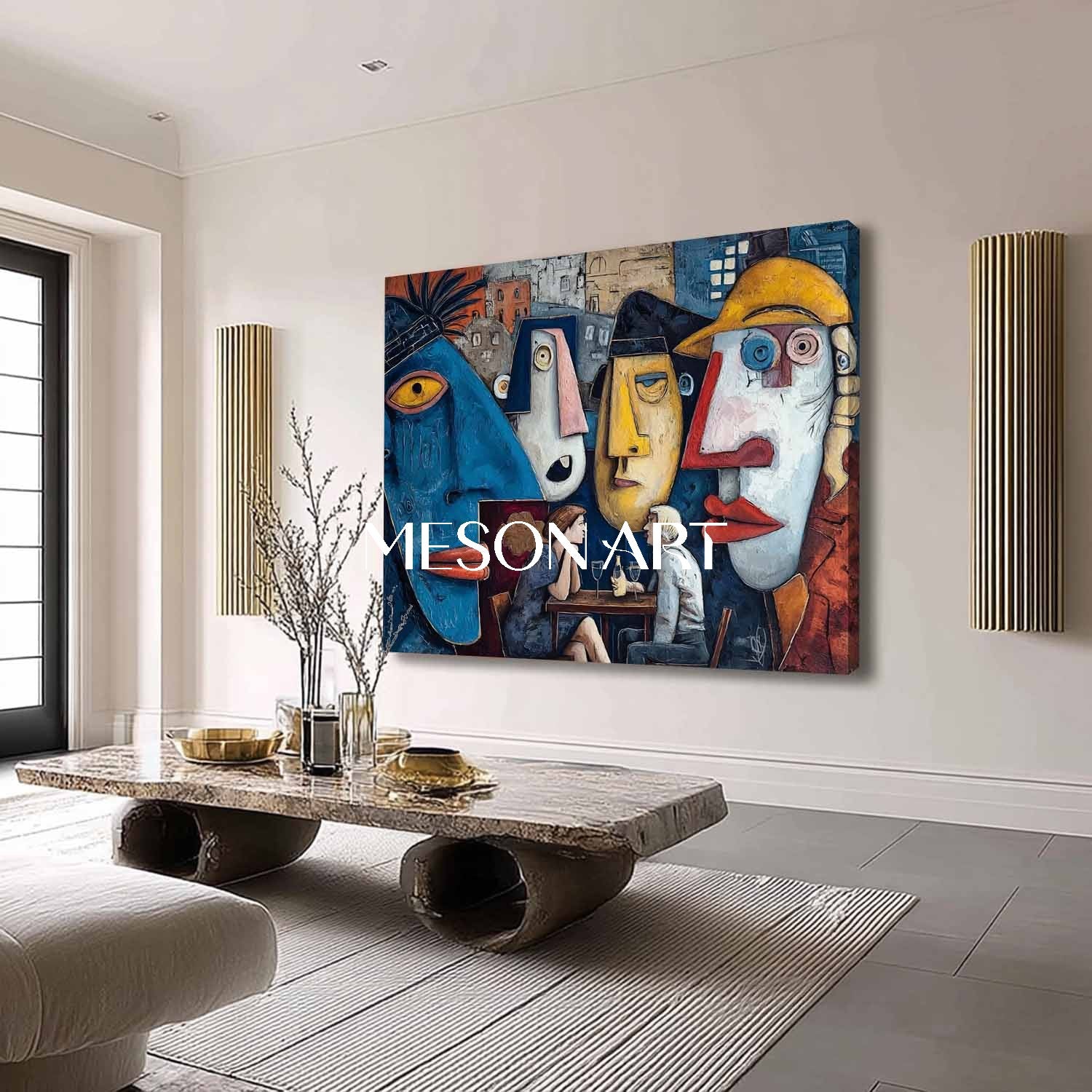 Pop Art Painting – Colorful Canvas for Dining Room and Restaurant Walls