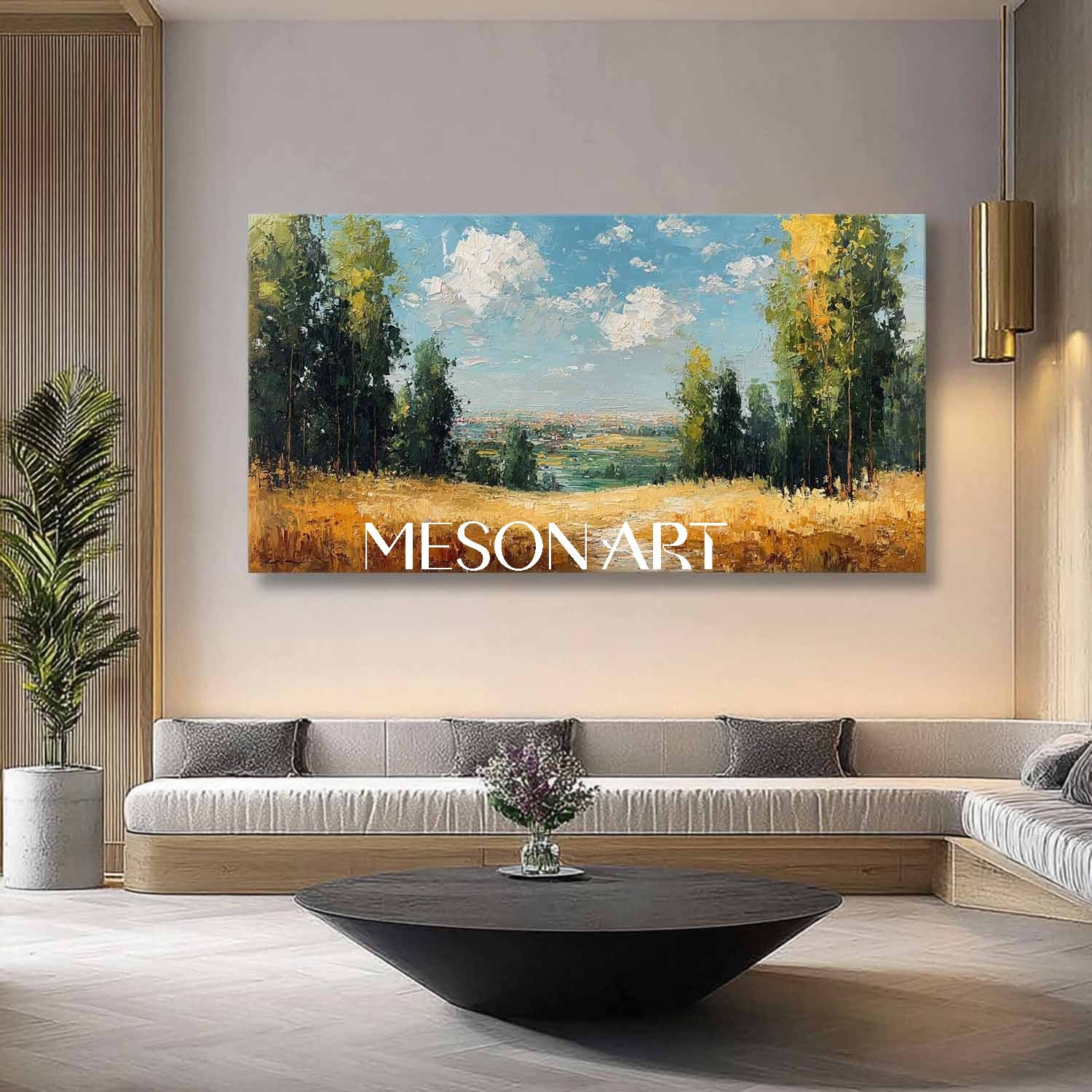 Fall Landscape Canvas for Sale Vibrant Autumn Wall Art for Living Room