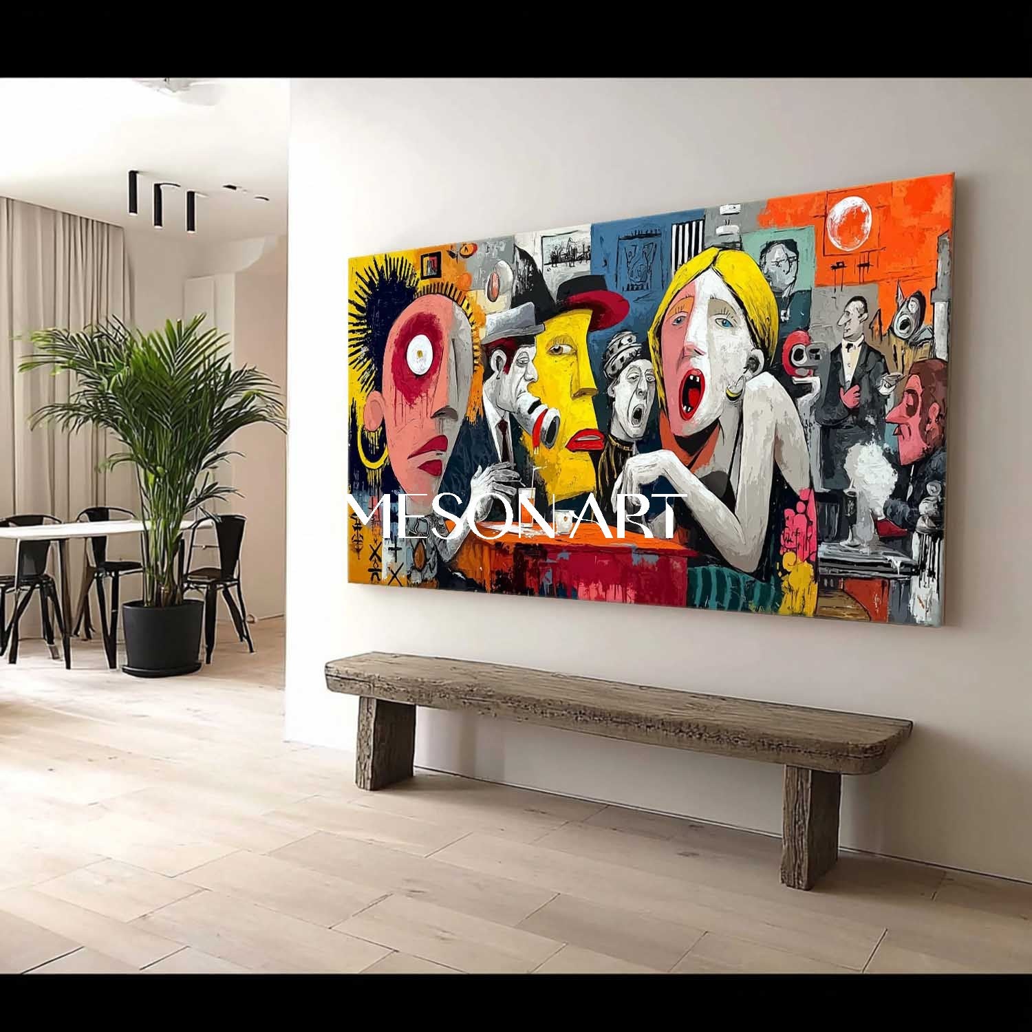 Buy Pop Art Canvas for Living Room – Fun and Bold Art for Every Wall