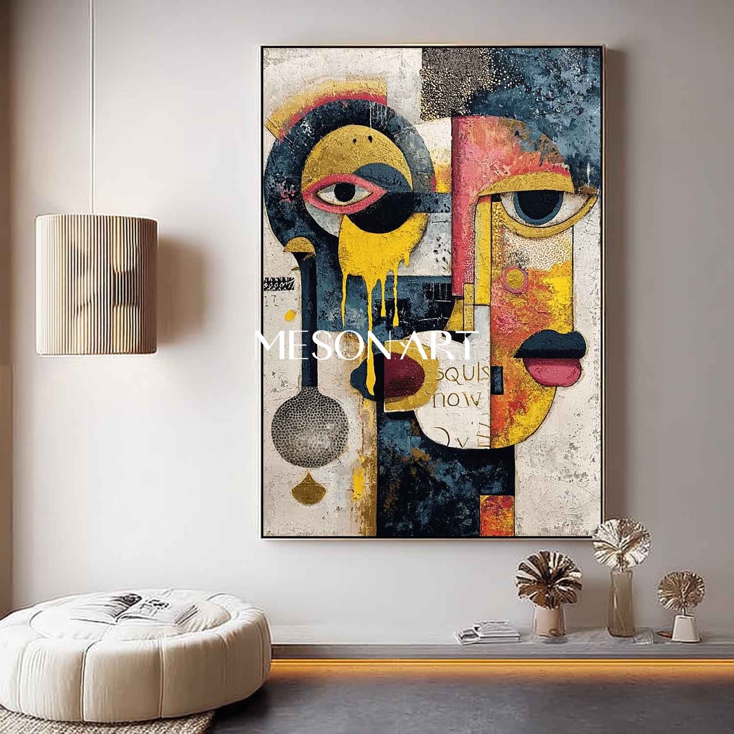 Large Picasso Abstract Art for Sale Picasso Style Paintings Picasso Canvas Wall Art Decor