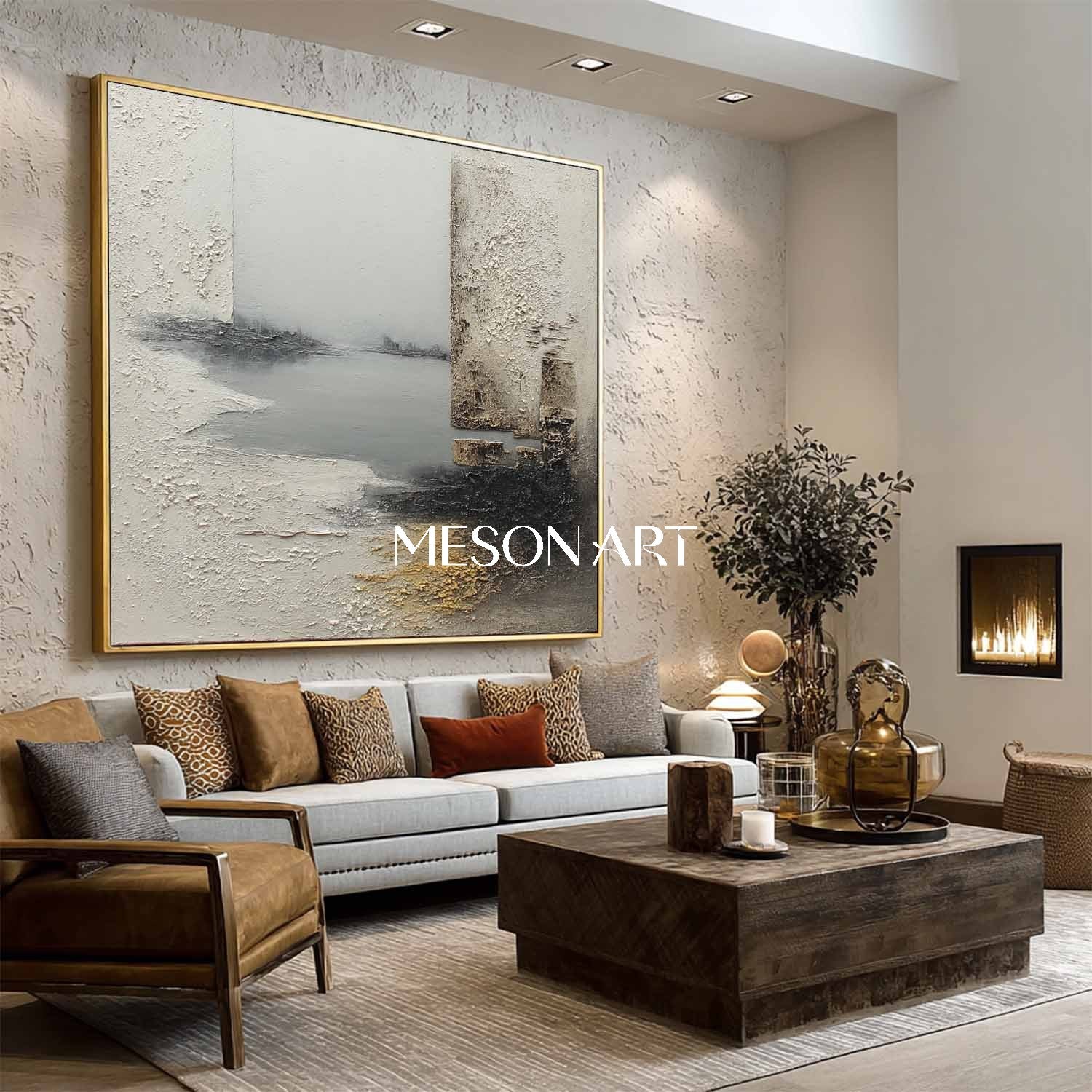 3D Gray Abstract Art for Sale Gray Abstract Art Bedroom Wall Decor