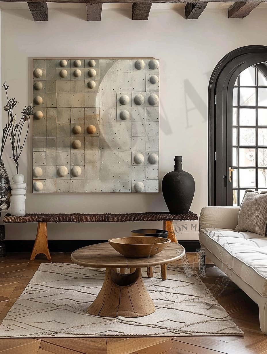 3D Green and Gray Minimalist Abstract Art Canvas for Sale Green and Gray Minimalist Texture Painting