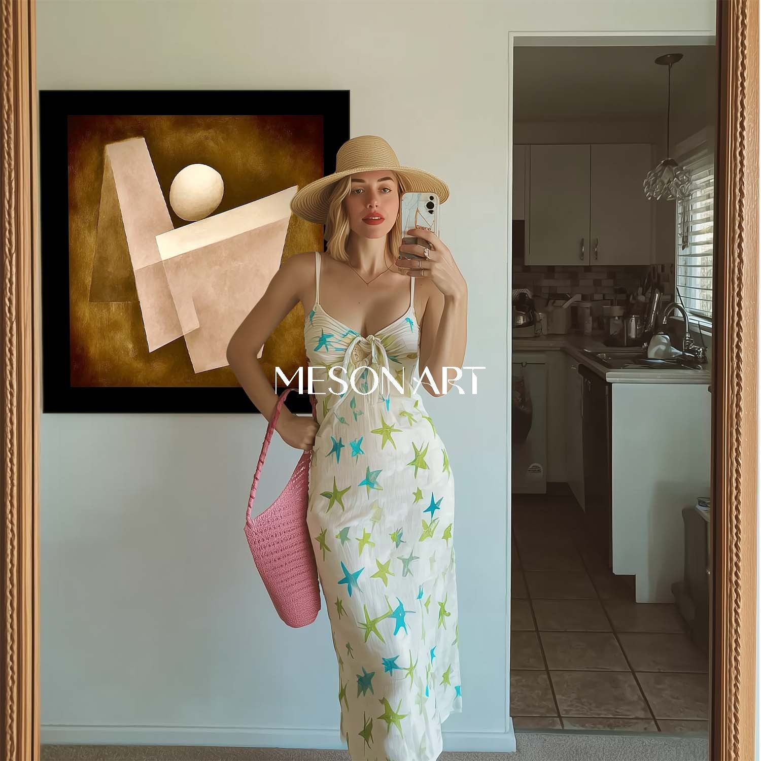 Modern Earth Tone Textured Original Minimalist Art Large Wall Art Decor