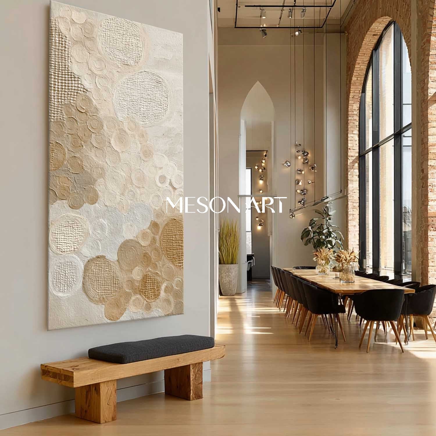 Modern Bohemian Art – Textured Canvas for Your Contemporary Home