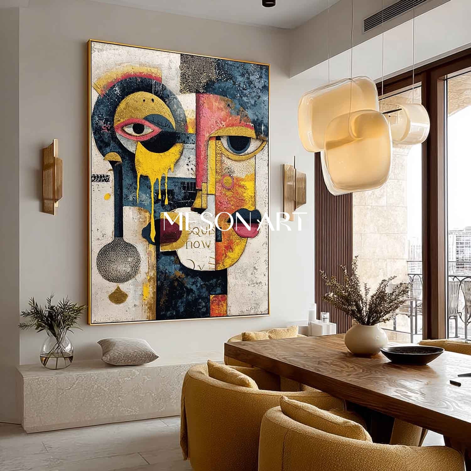 Large Picasso Abstract Art for Sale Picasso Style Paintings Picasso Canvas Wall Art Decor