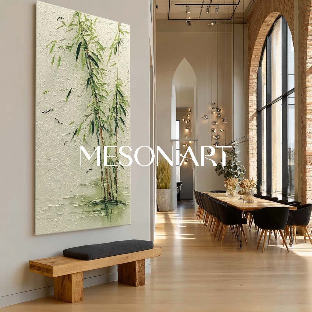 Imperfect Beauty in Nature – Wabi-Sabi Inspired Bamboo Wall Art | Mesonart