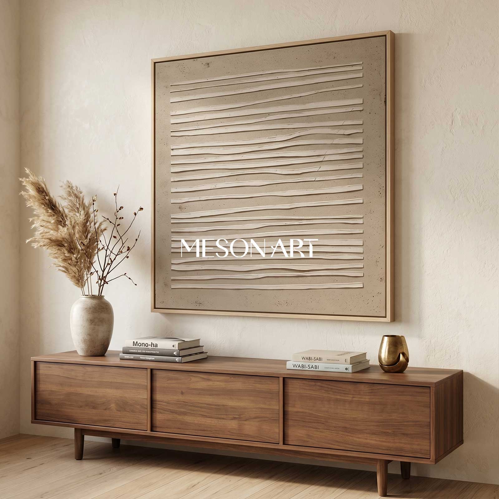 Wabi-Sabi Wall Art brown abstract wall art brown painting brown abstract art canvas Bohemian wall art 3d texture wall art Earth Tone art