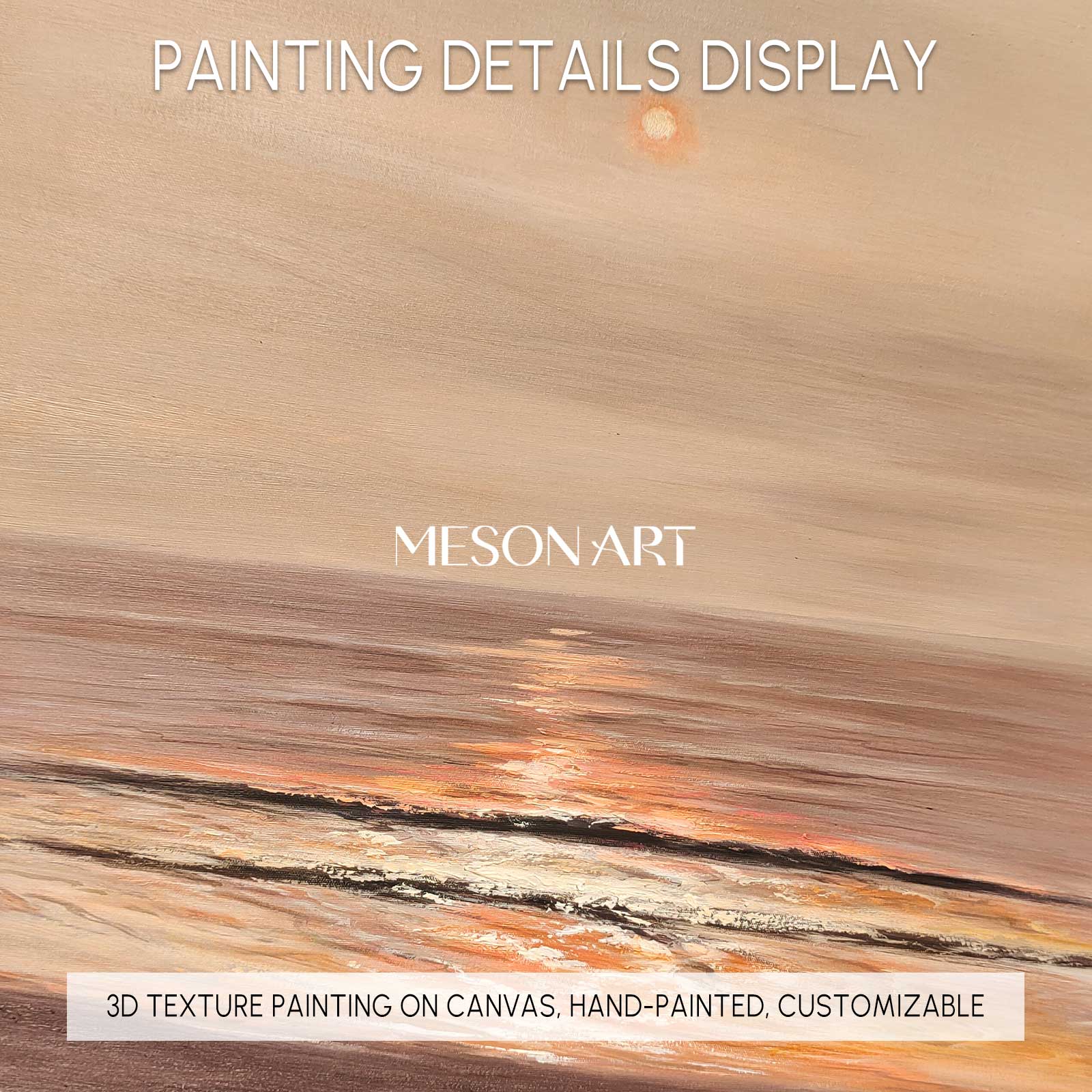 Large Landscape Art Landscape 3D Texture Wall Painting Landscape Oil Painting on Canvas WabiSabi Art