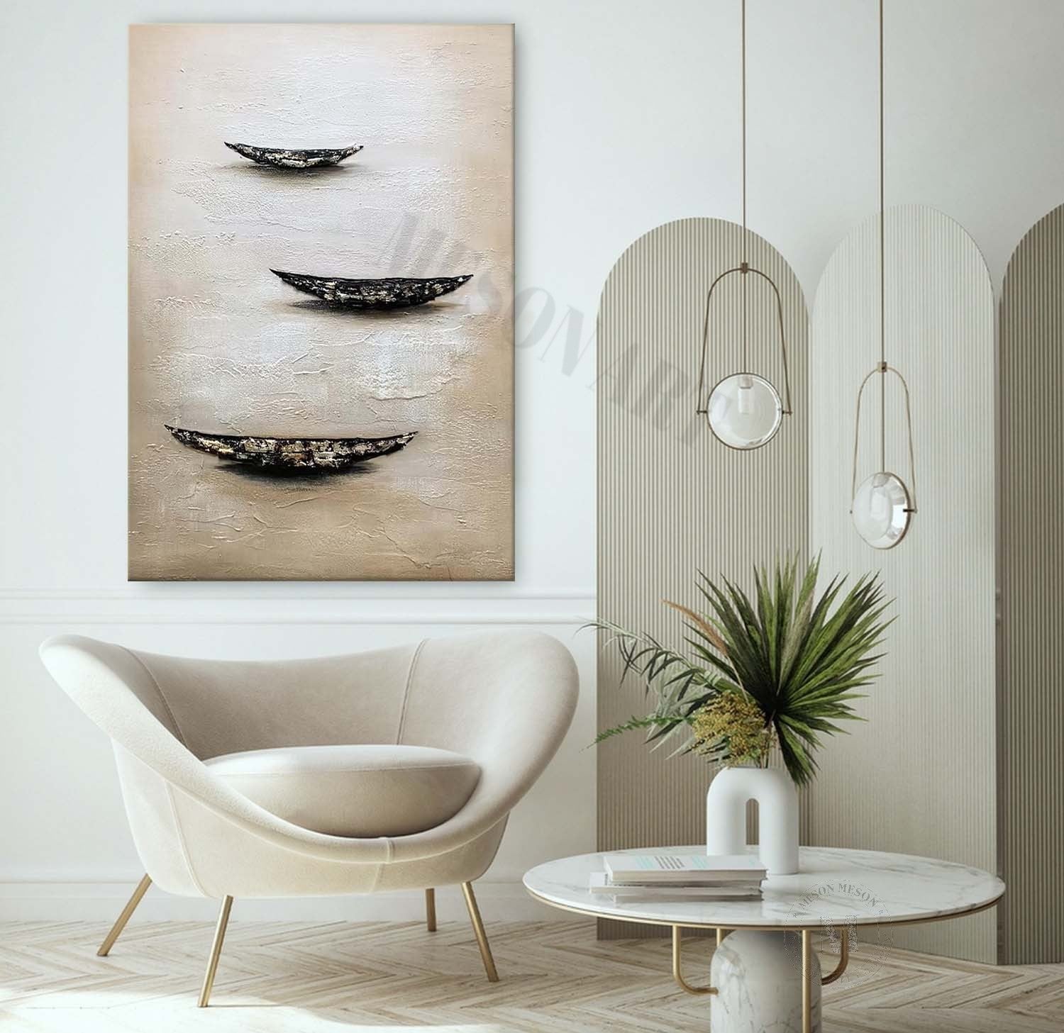 Boat Minimalist Abstract Art for Sale Boat Abstract Wall Art Decor Boat Minimalist Painting