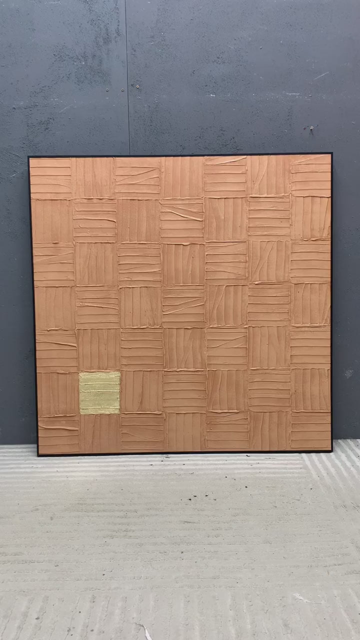 Brown Abstract Art for Sale Brown Abstract Wall Art Decoration Brown Minimalist Painting