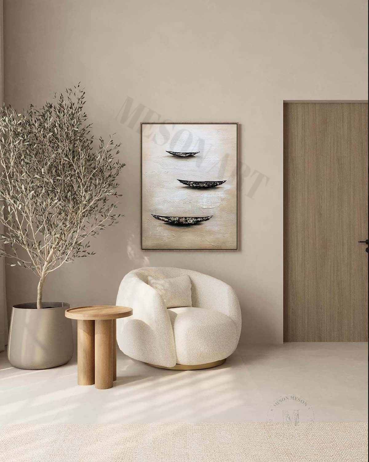 Boat Minimalist Abstract Art for Sale Boat Abstract Wall Art Decor Boat Minimalist Painting