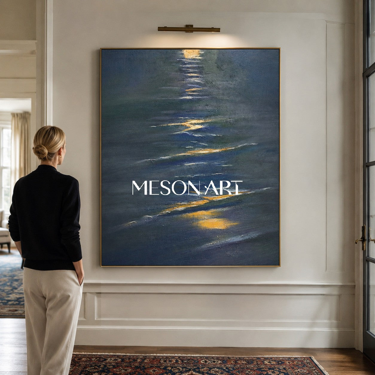 Large 3D Landscape Art Landscape 3D Texture Wall Painting Landscape Oil Painting on Canvas