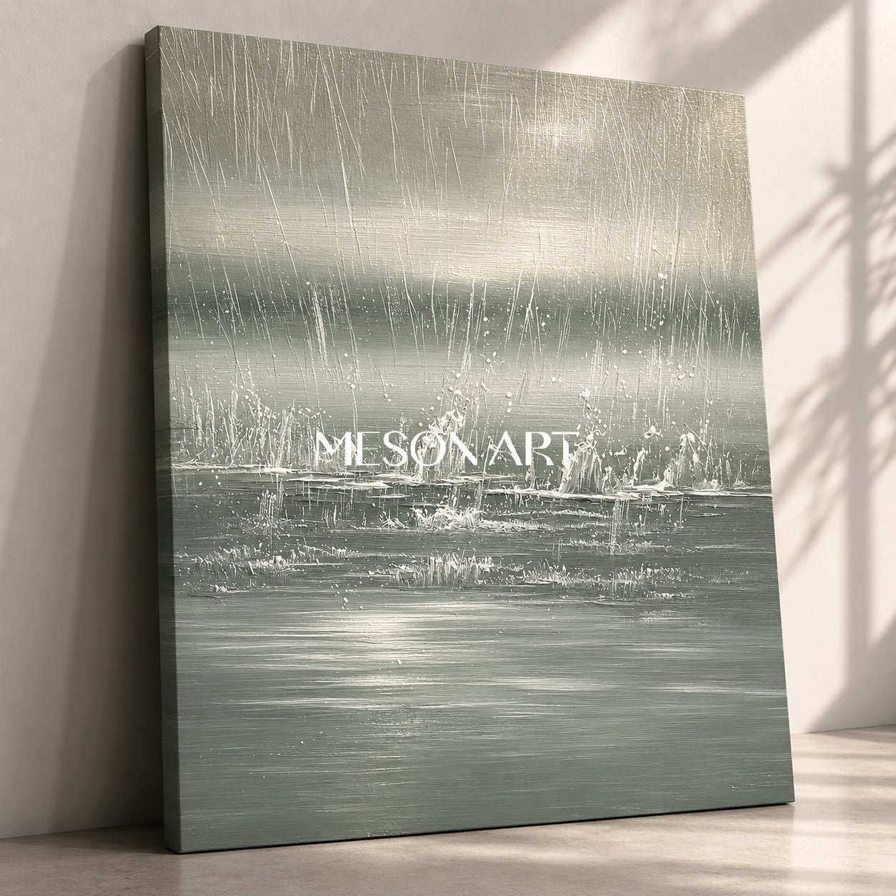 Large Landscape Art Large Landscape 3D Texture Wall Painting Landscape Oil Painting Wabi Sabi Art