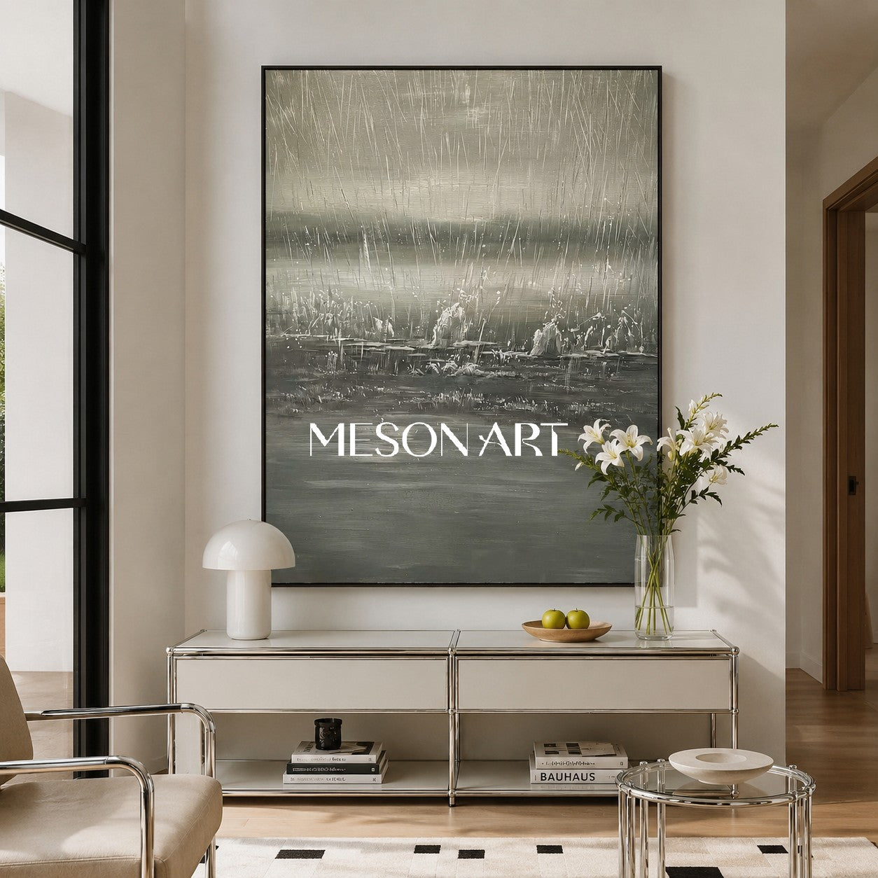 Large Landscape Art Large Landscape 3D Texture Wall Painting Landscape Oil Painting Wabi Sabi Art