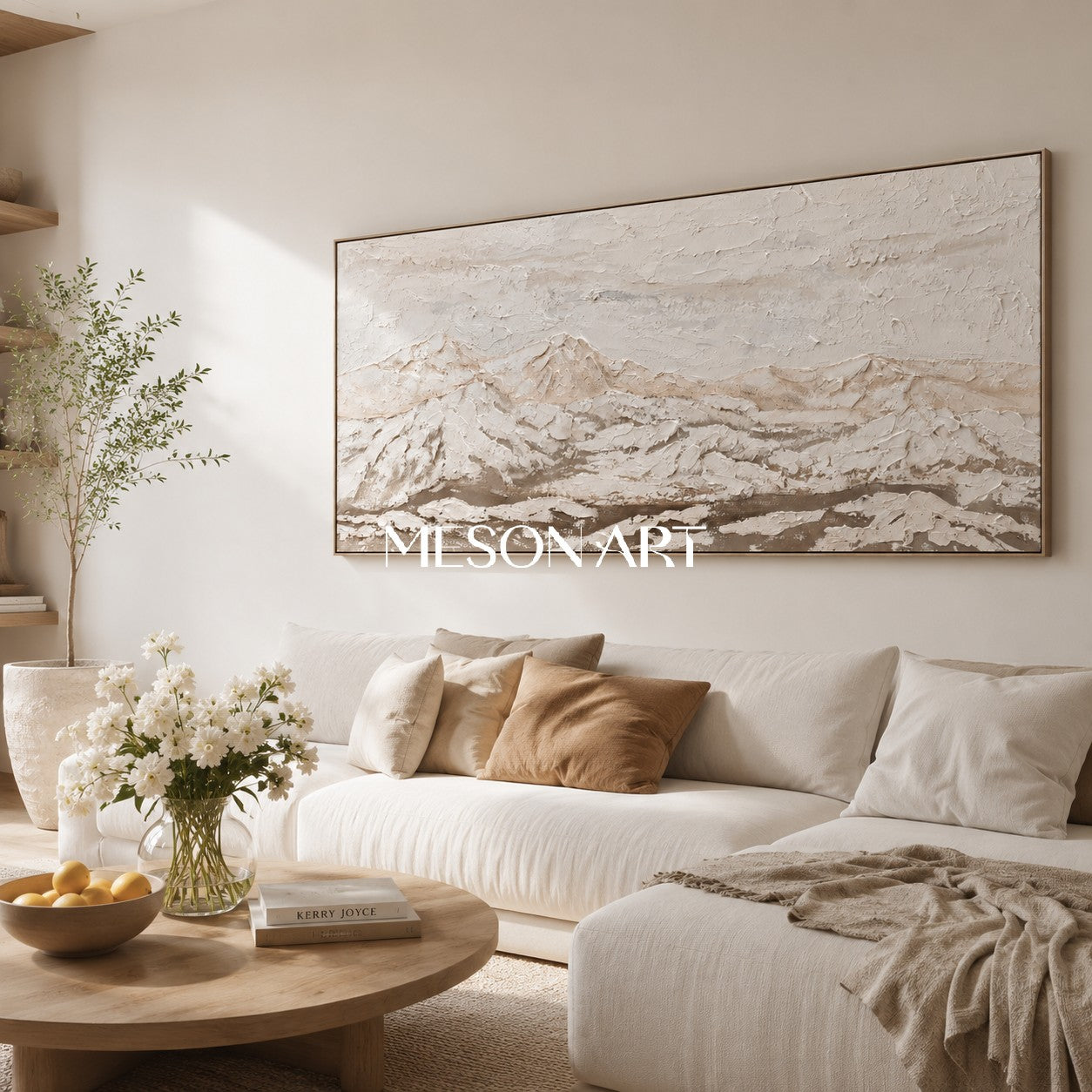 Large Gray 3D Abstract Painting Gray Textured Wall Art Wabi-Sabi Decorating Ideas