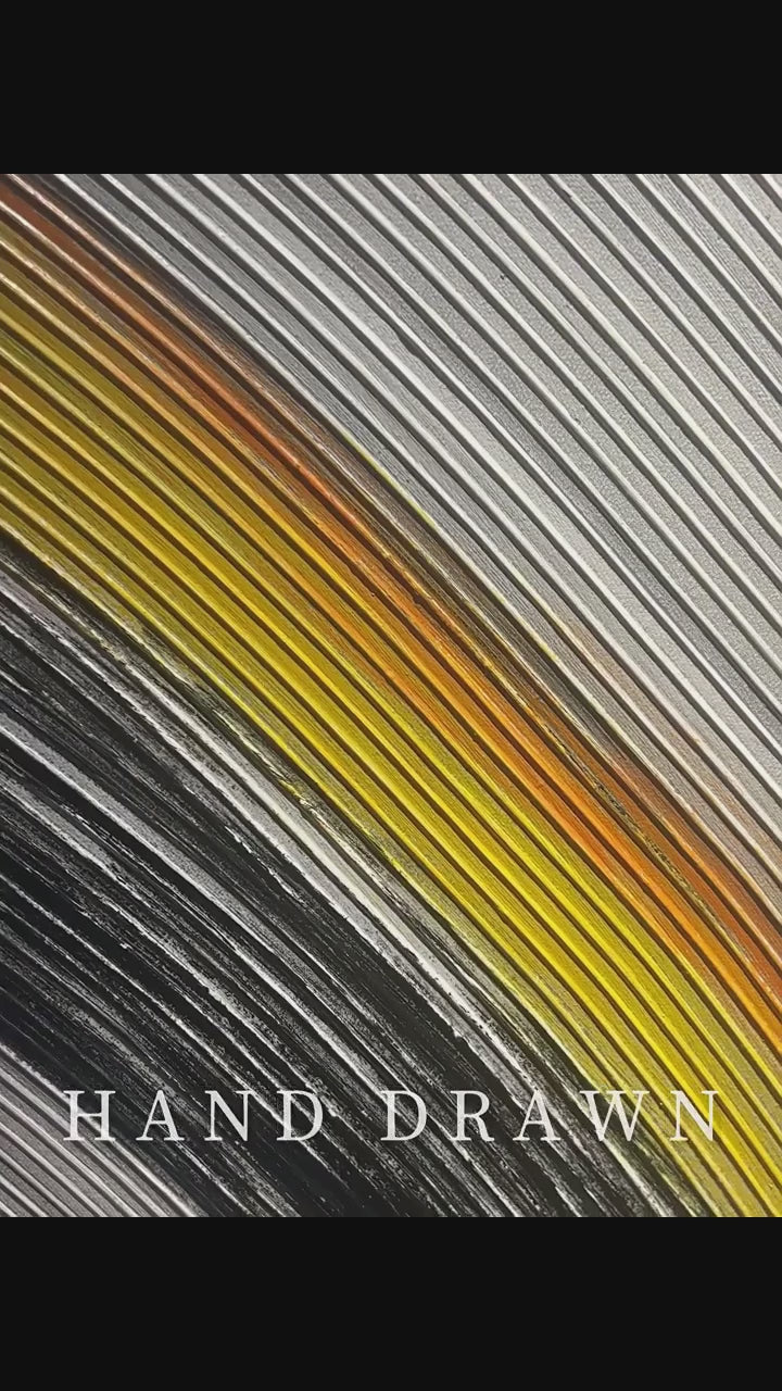Large colorful minimalist abstract painting Panoramic colorful textured abstract wall art 3D plaster art