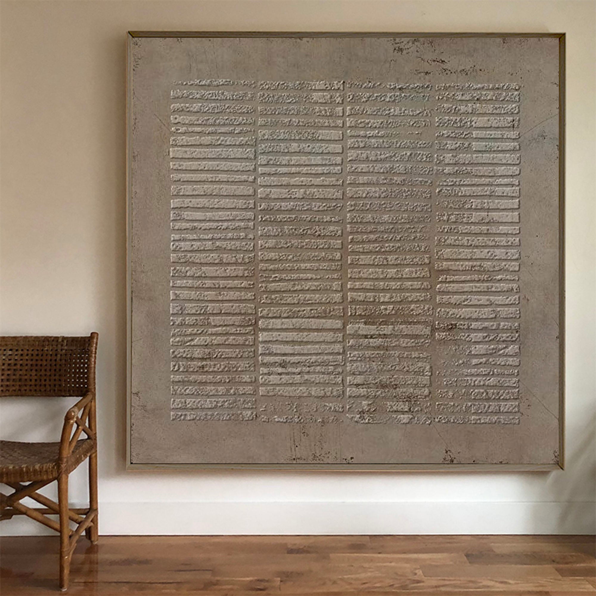 Brown Abstract Painting On Canvas Brown Bohemian Painting Brown Wall Art 3D Texture Painting Brown Abstract Art Grey Taupe Art Wll Art