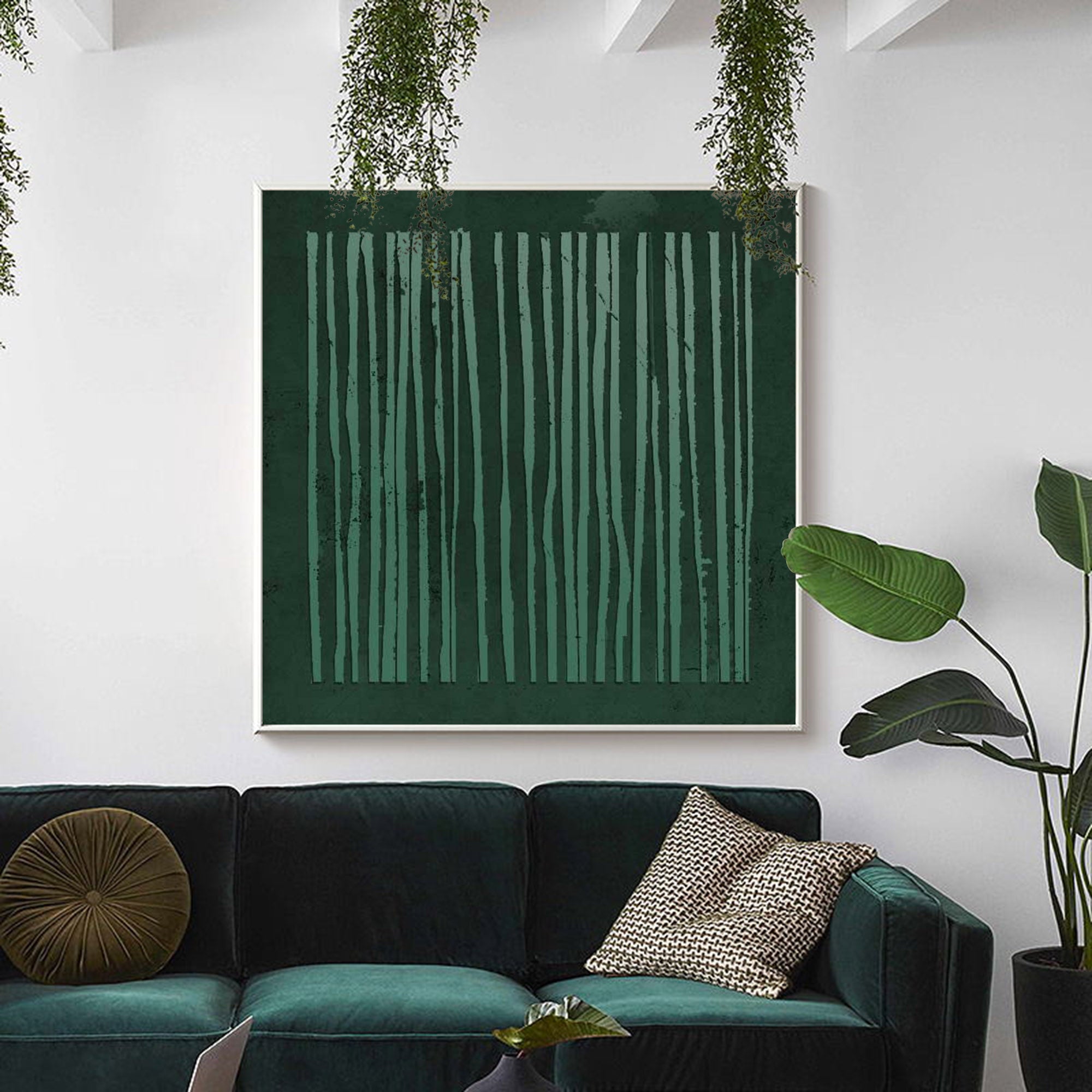 green wall art Wabi-Sabi Wall Art green painting green abstract art canvas green abstract art canvas minimalist painting 3d texture wall art