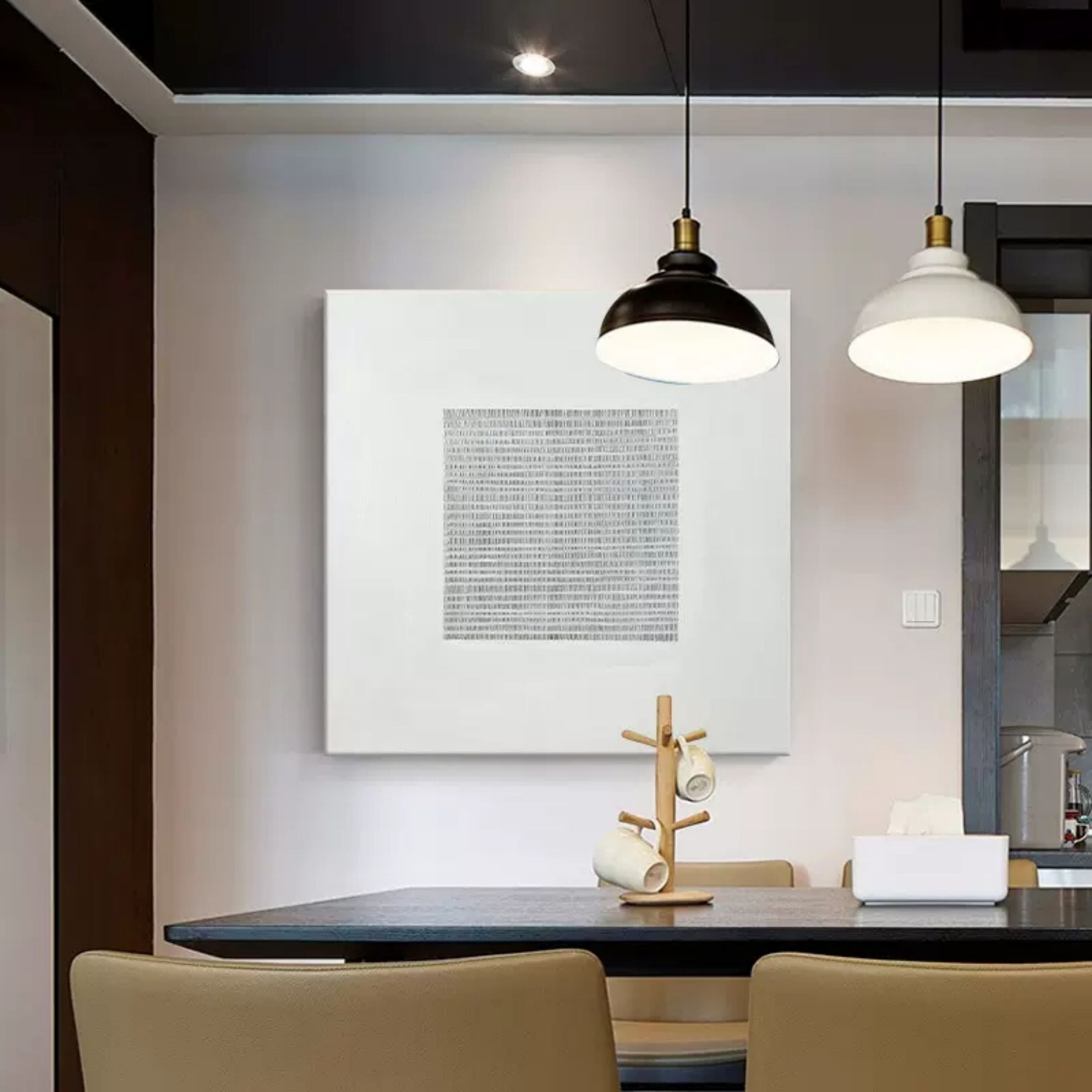 White 3D Minimalist Canvas Art White 3D Texture Wall Painting Living Room White Hanging Paintings