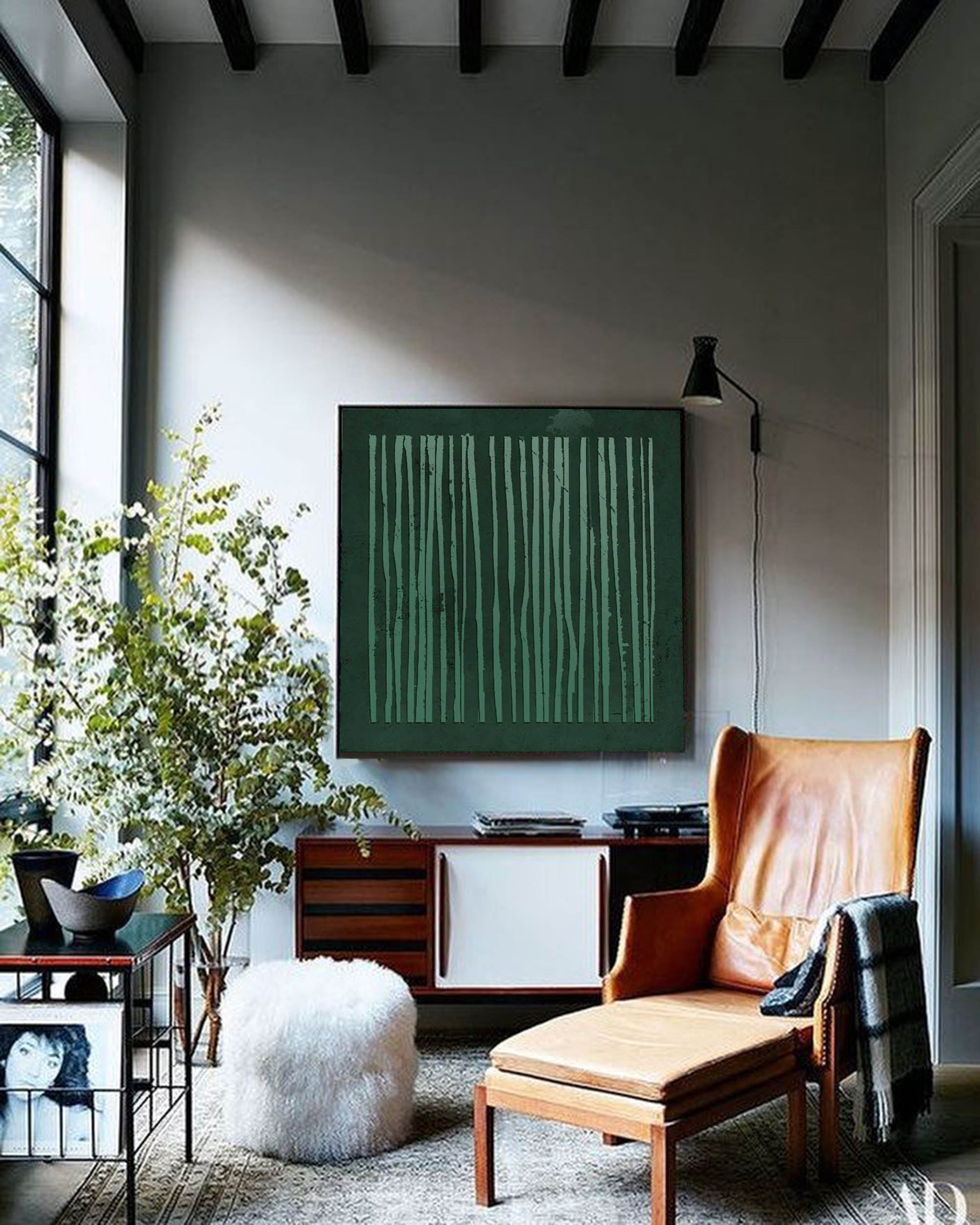 green wall art Wabi-Sabi Wall Art green painting green abstract art canvas green abstract art canvas minimalist painting 3d texture wall art