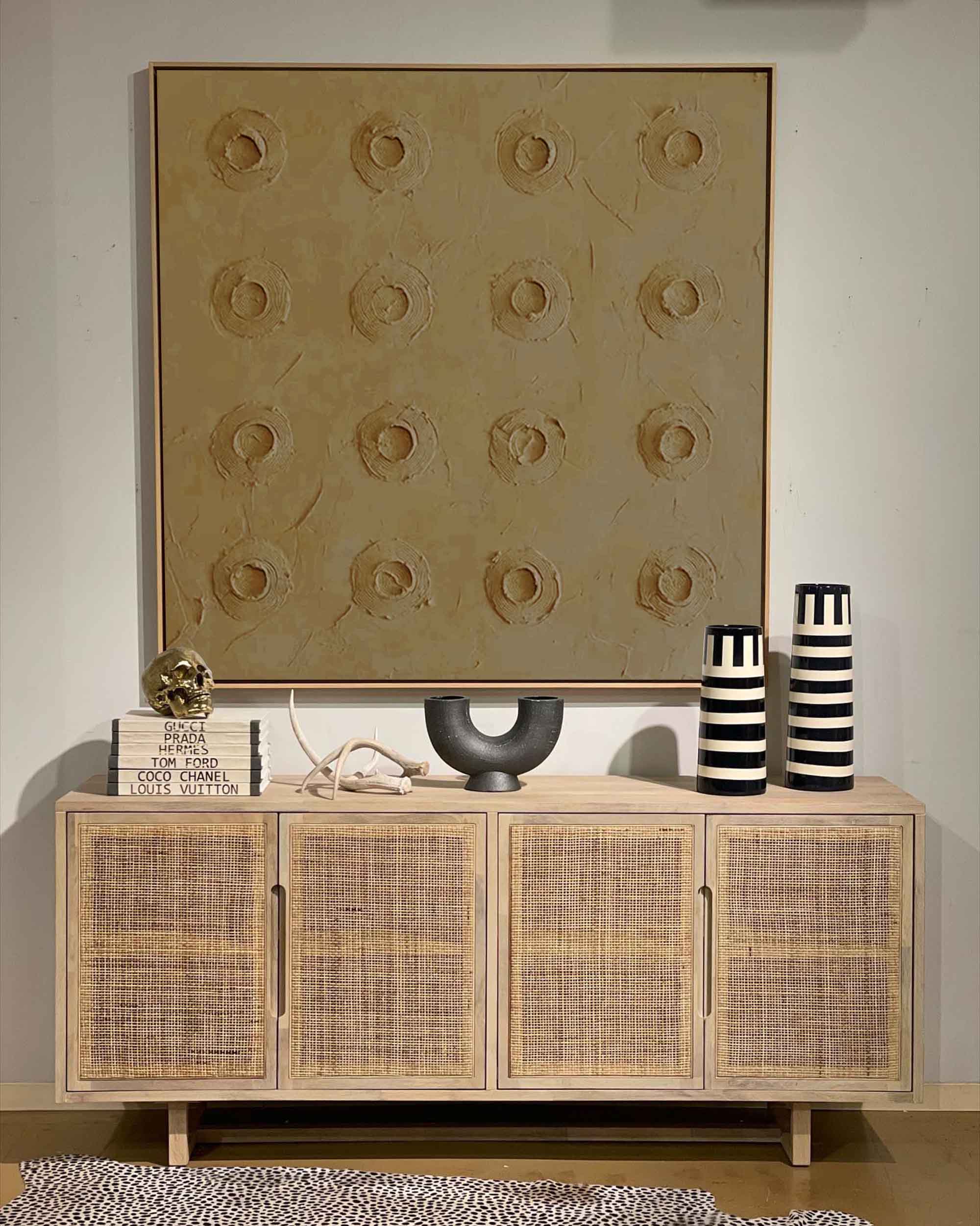Wabi Sabi Abstract Painting Brown Textured Wall Art Brown Oil Painting Brown Minimalist Art on Canvas