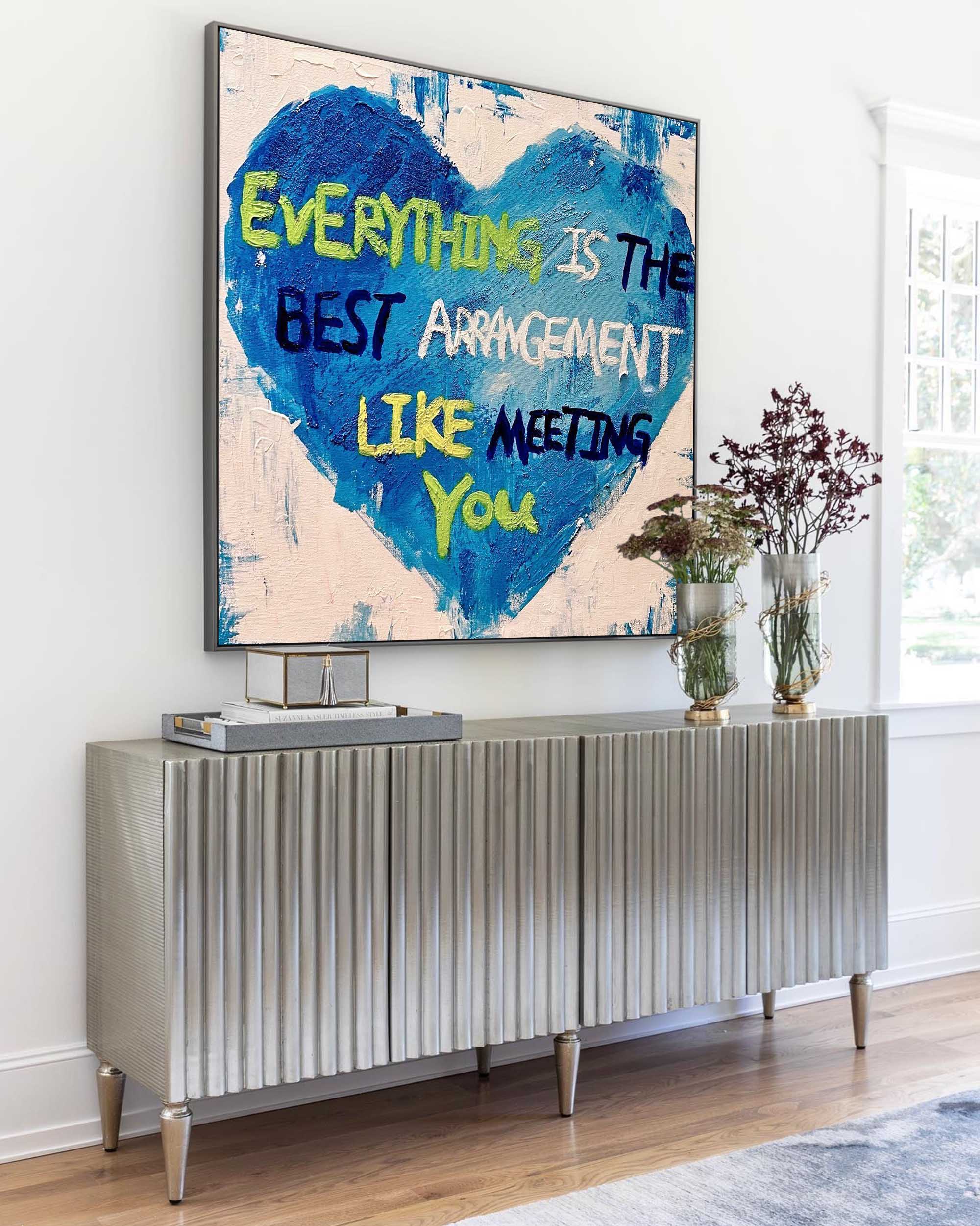 3D Love Heart Wall Art Large Love Heart Canvas Painting Custom Heart Art