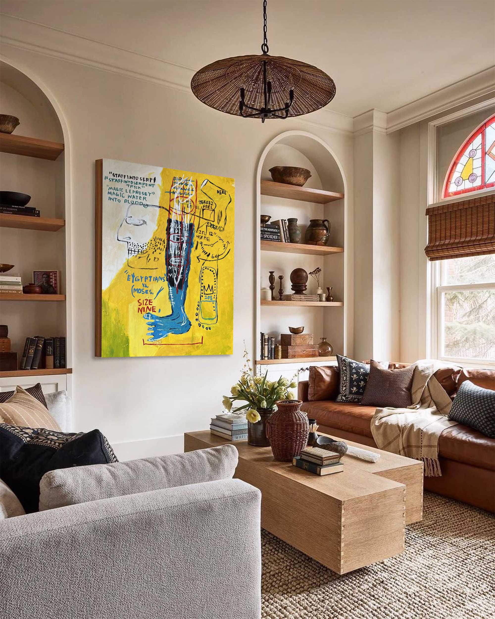 JEAN-MICHEL BASQUIAT MOSES AND THE EGYPTIANS basquiat artwork Basquiat Painting basquiat graffiti art
