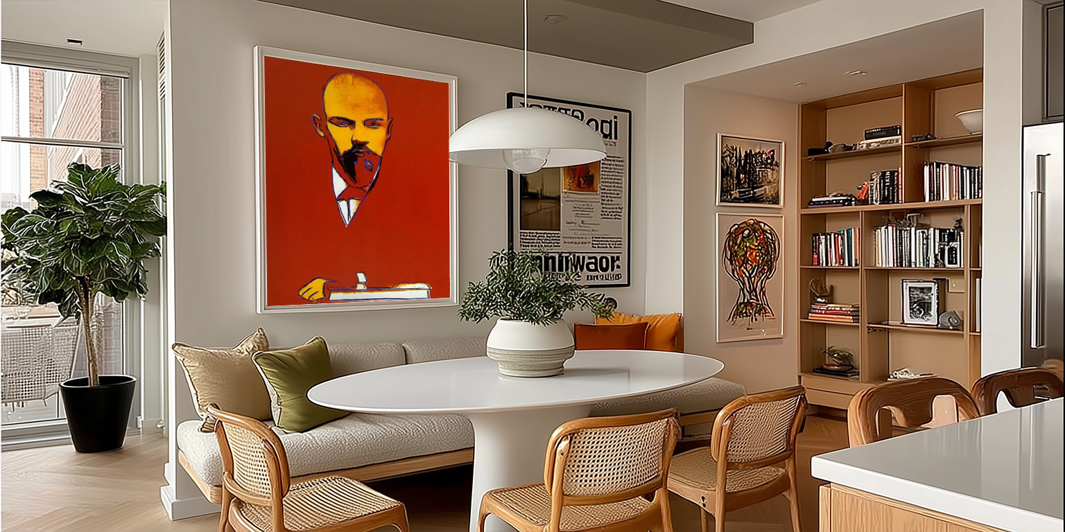 6 Strategies for a Color-Drenched Entryway with Vibrant Oil Paintings