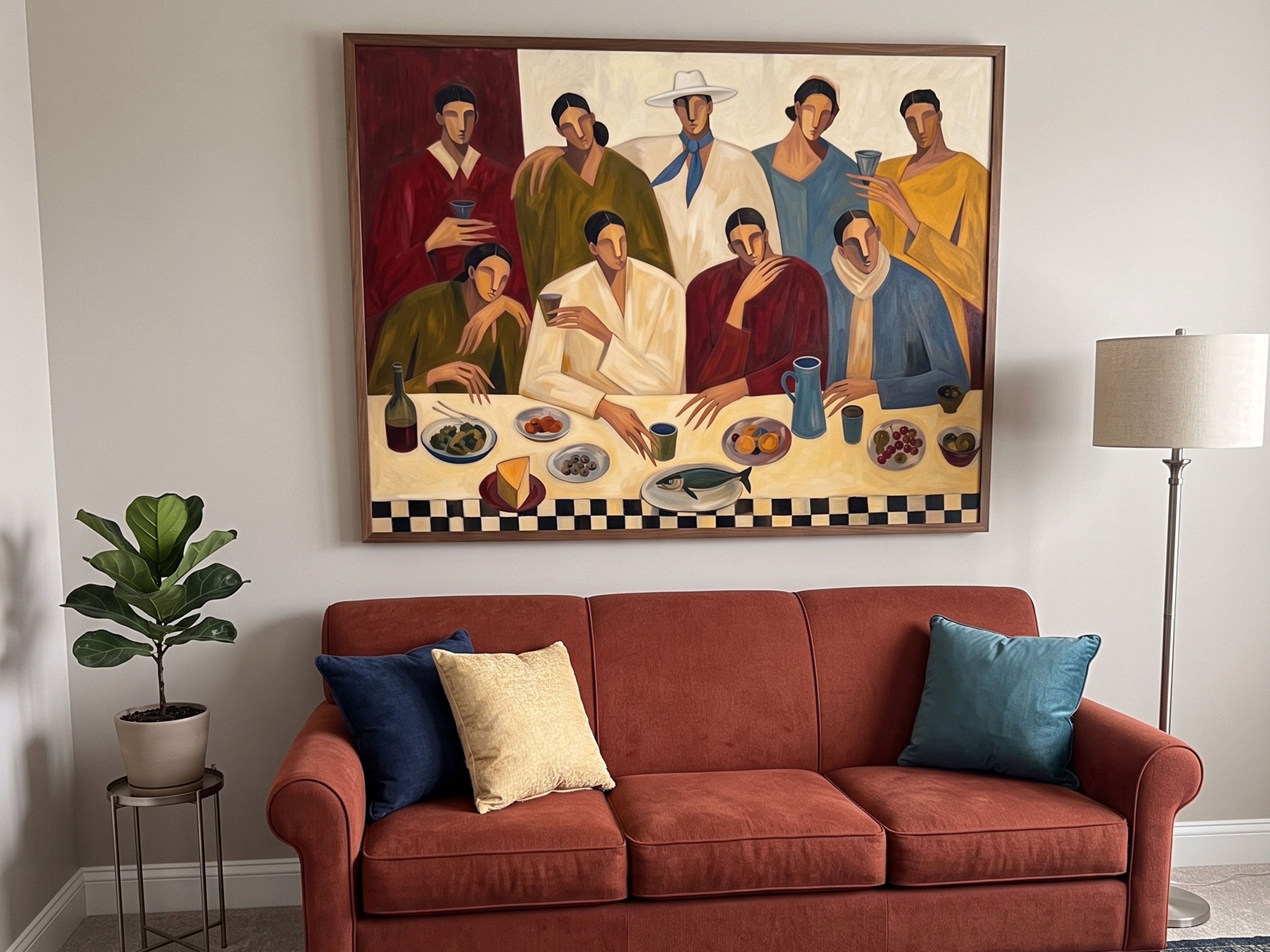 Storytelling Wall Art for Warm Modern Homes: How Figurative Paintings Give a Room Soul