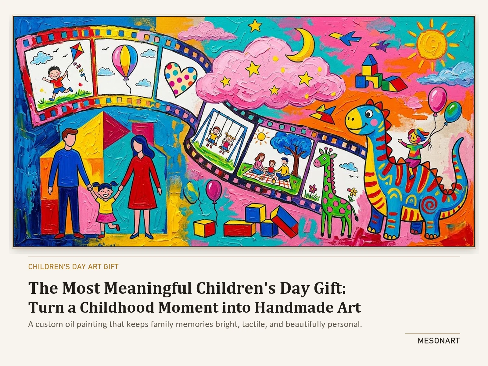 The Most Meaningful Children’s Day Gift: Turn a Childhood Moment into Handmade Art